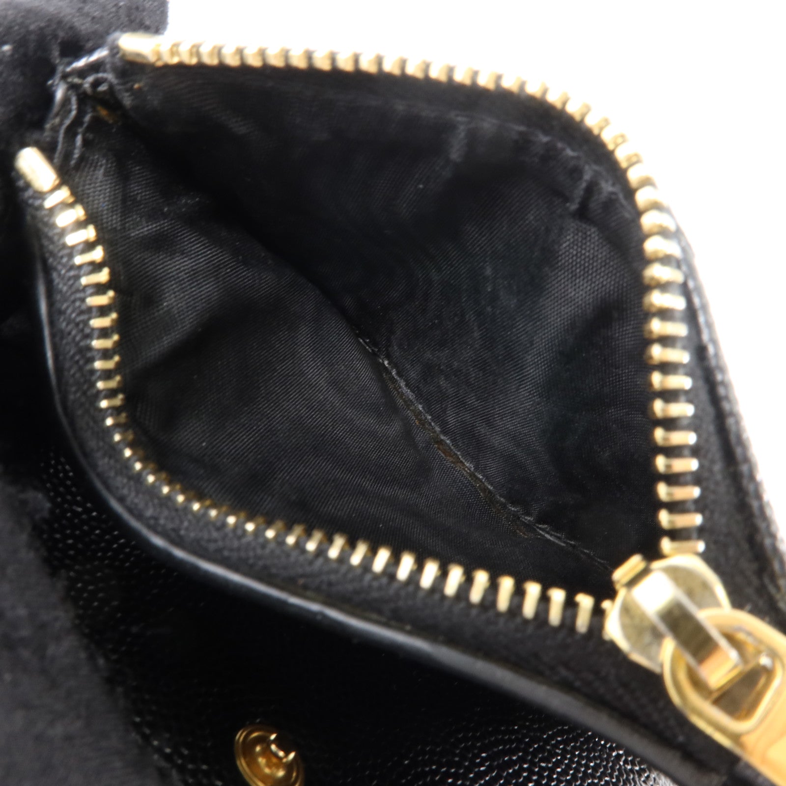 YVES SAINT LAURENT 牛皮皮革Cassandre Monogram Wallet金扣錢包