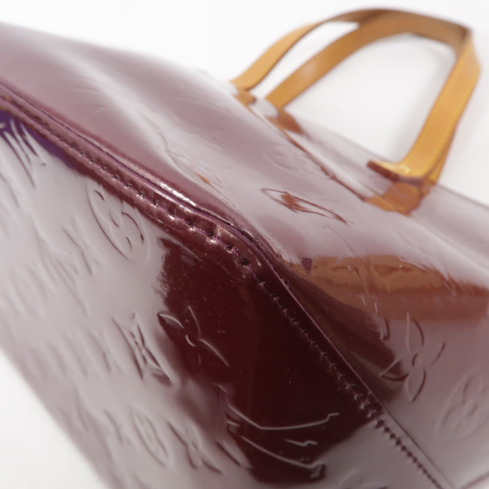 LOUIS VUITTON Monogram Vernis Bellevue手挽袋