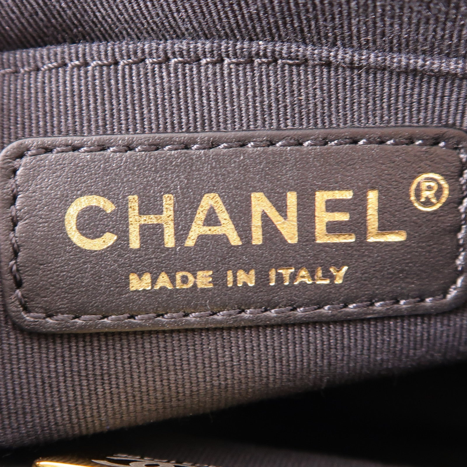 CHANEL 羊皮皮革Chain Shoulder金扣手挽肩背兩用袋