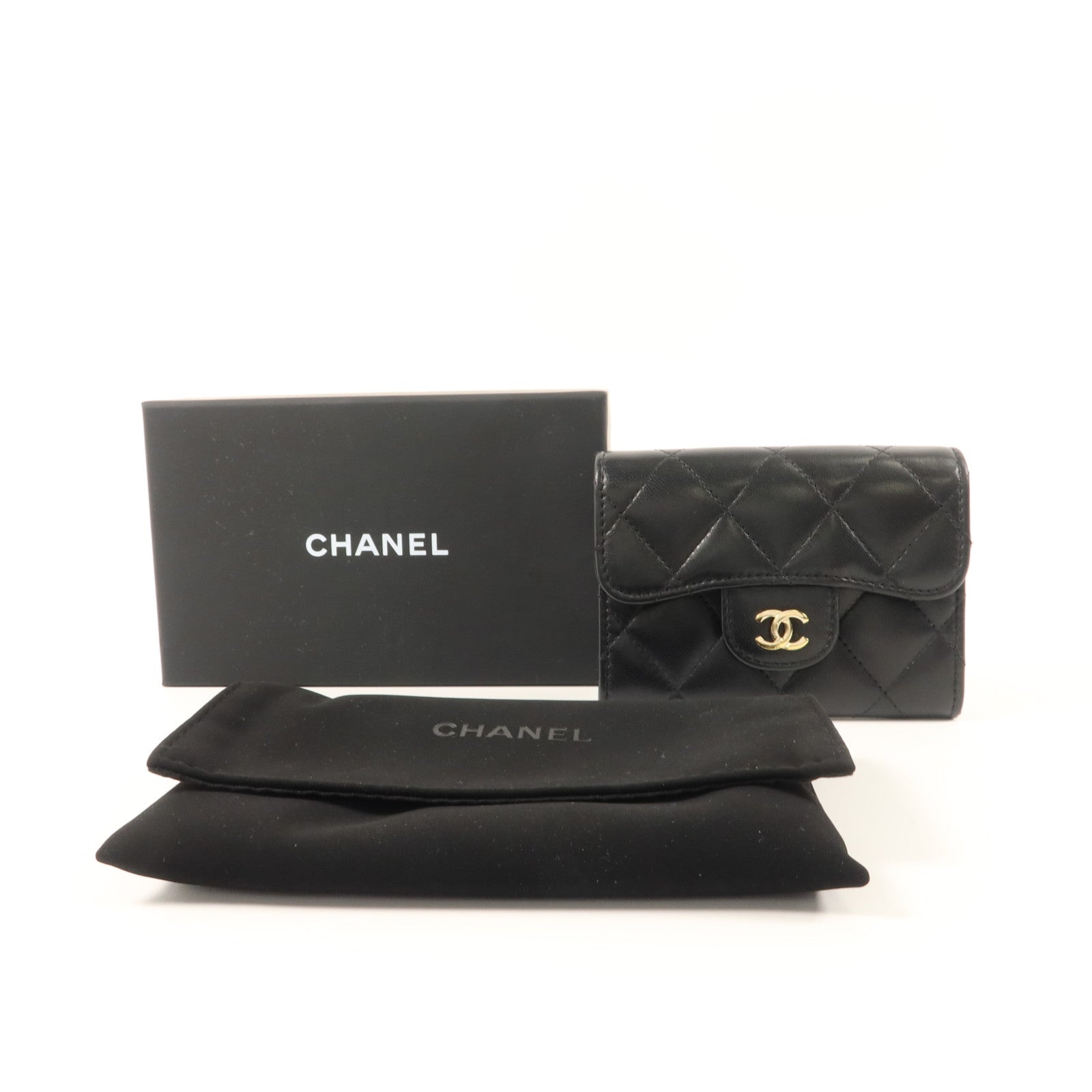 CHANEL 羊皮皮革Classic Flap Card Holder XL卡片套