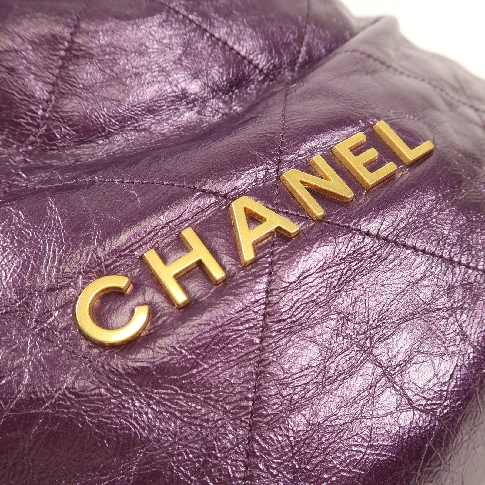 CHANEL 牛皮皮革Chanel 22 Bag金扣鏈帶肩背袋