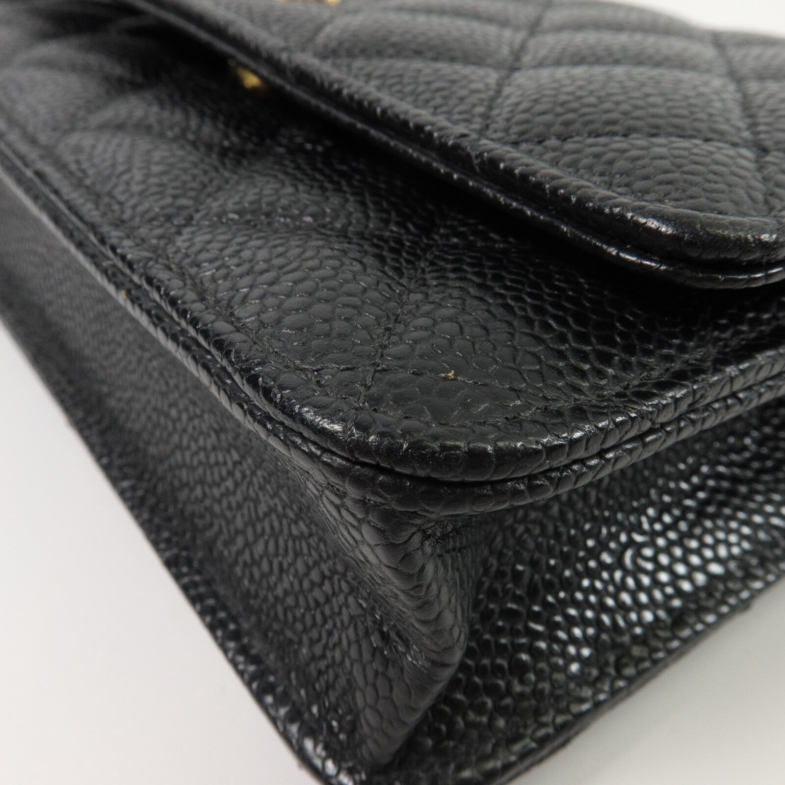 CHANEL 牛皮皮革WOC Wallet On Chain鏈帶肩背袋