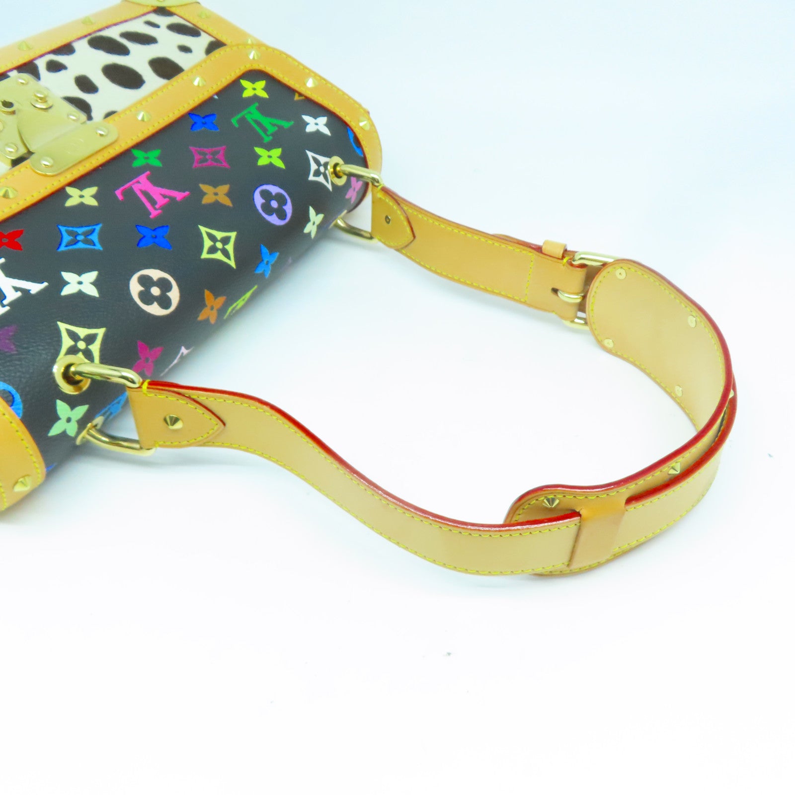 LOUIS VUITTON 【激減優惠】Monogram Multicolore Sac Dalmattan金扣肩背袋彩色