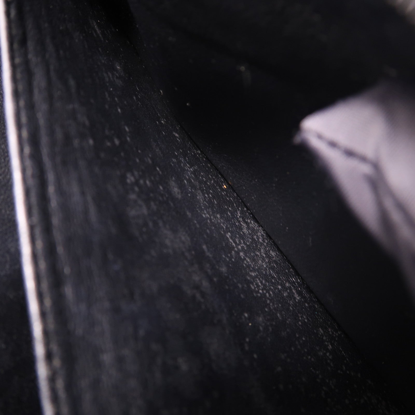 CHANEL 漆皮皮革Large Classic銀扣鏈帶肩背袋