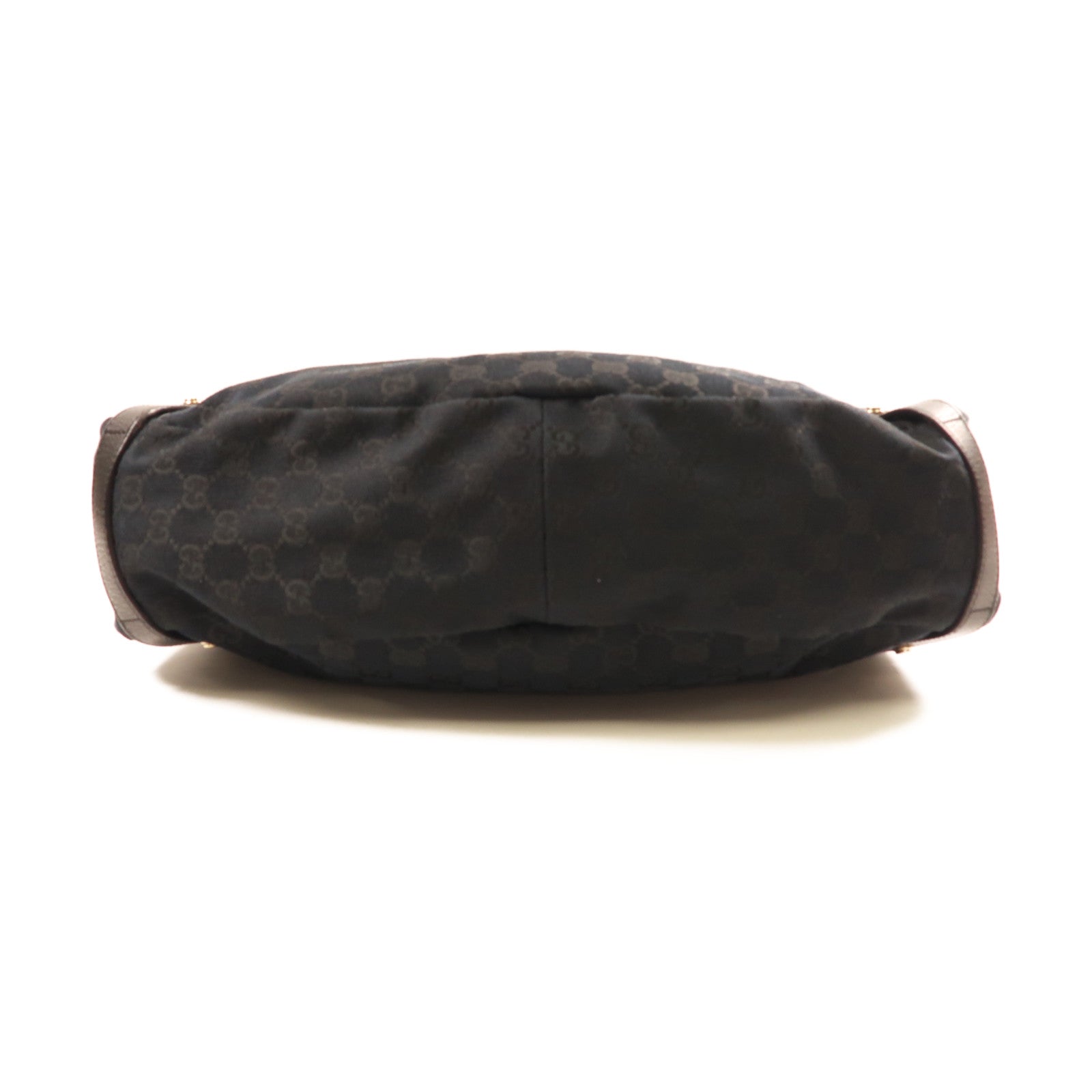 GUCCI 帆布Shoulder Bag金扣肩背袋黑色