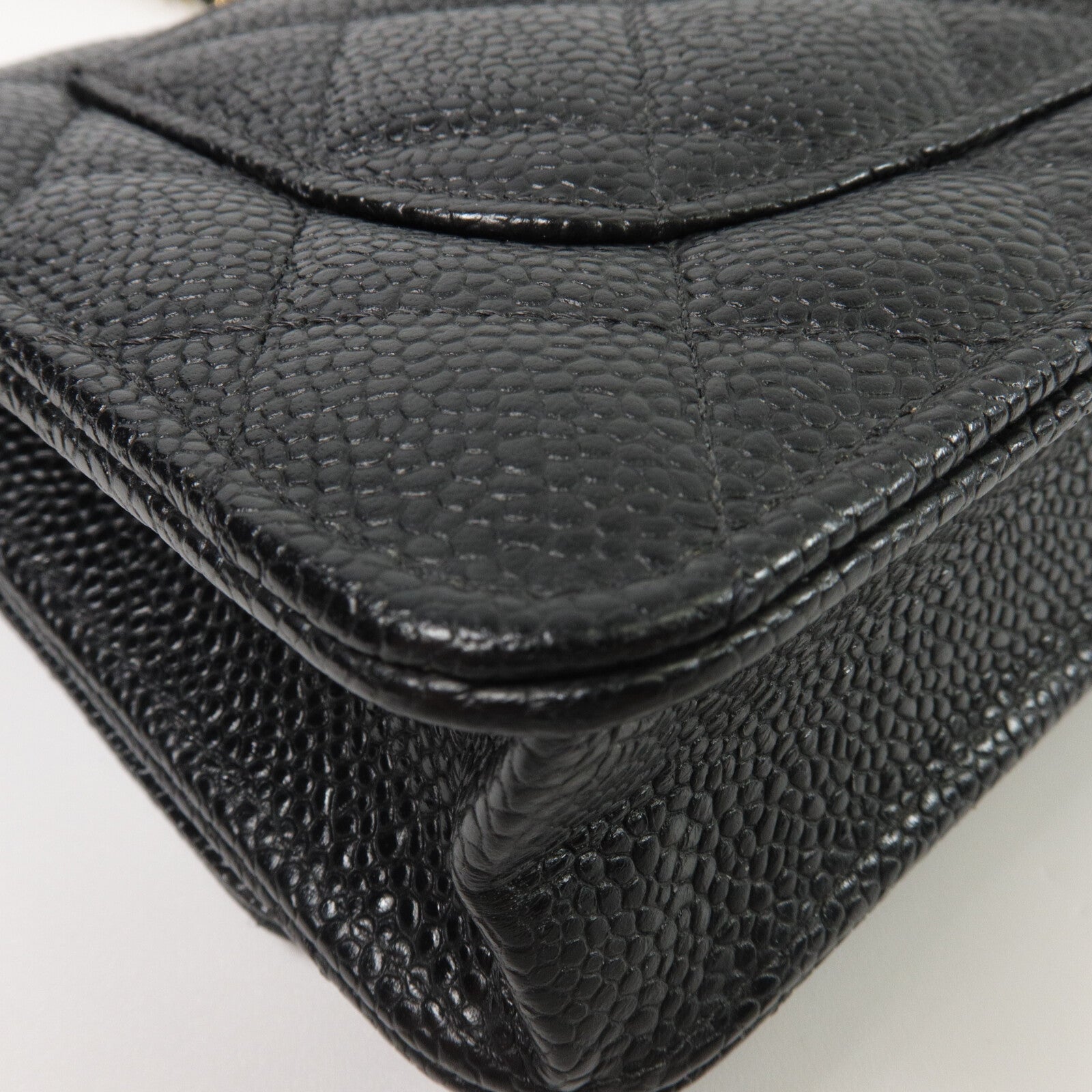 CHANEL 牛皮皮革WOC Wallet On Chain鏈帶肩背袋