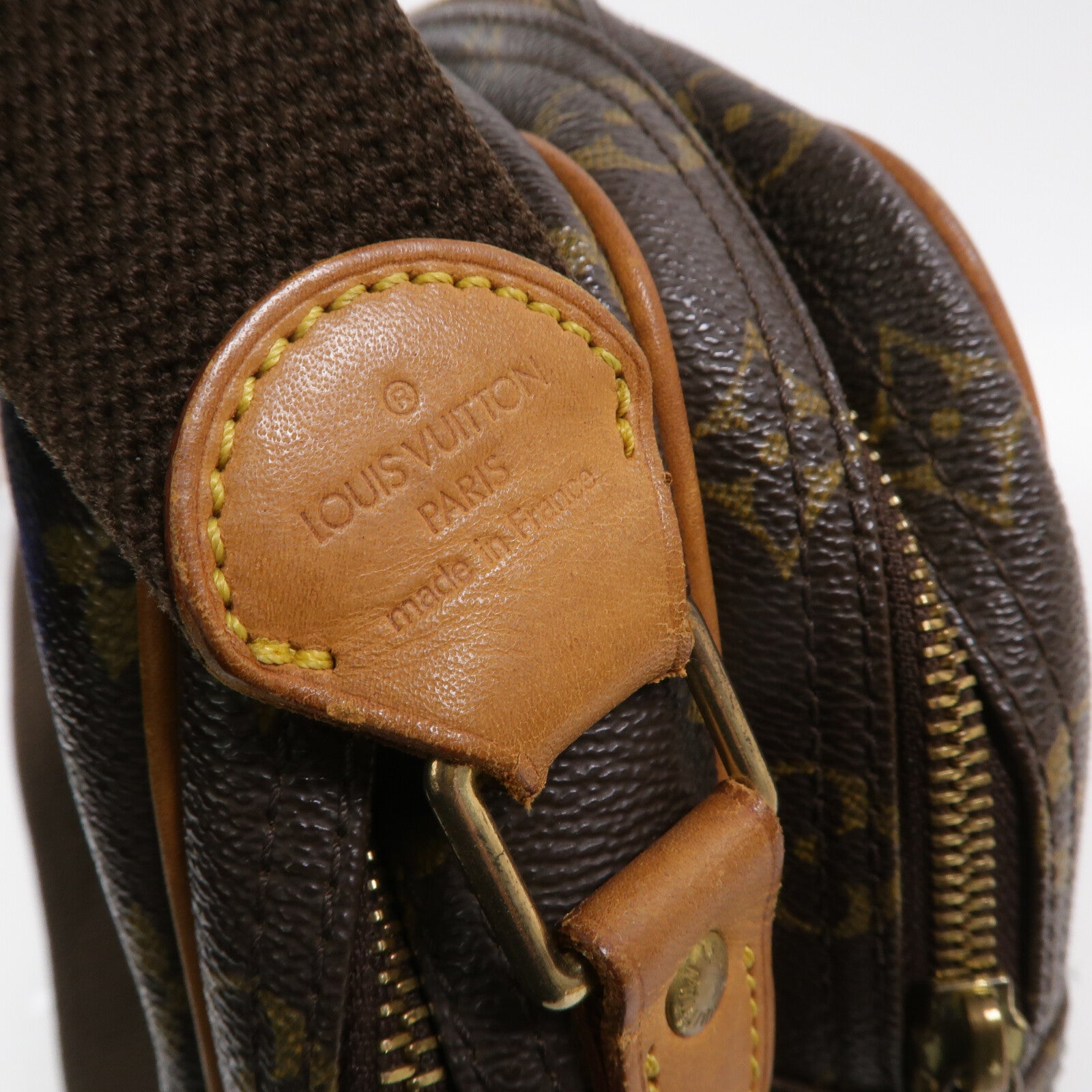 LOUIS VUITTON Monogram Reporter PM金扣肩背袋