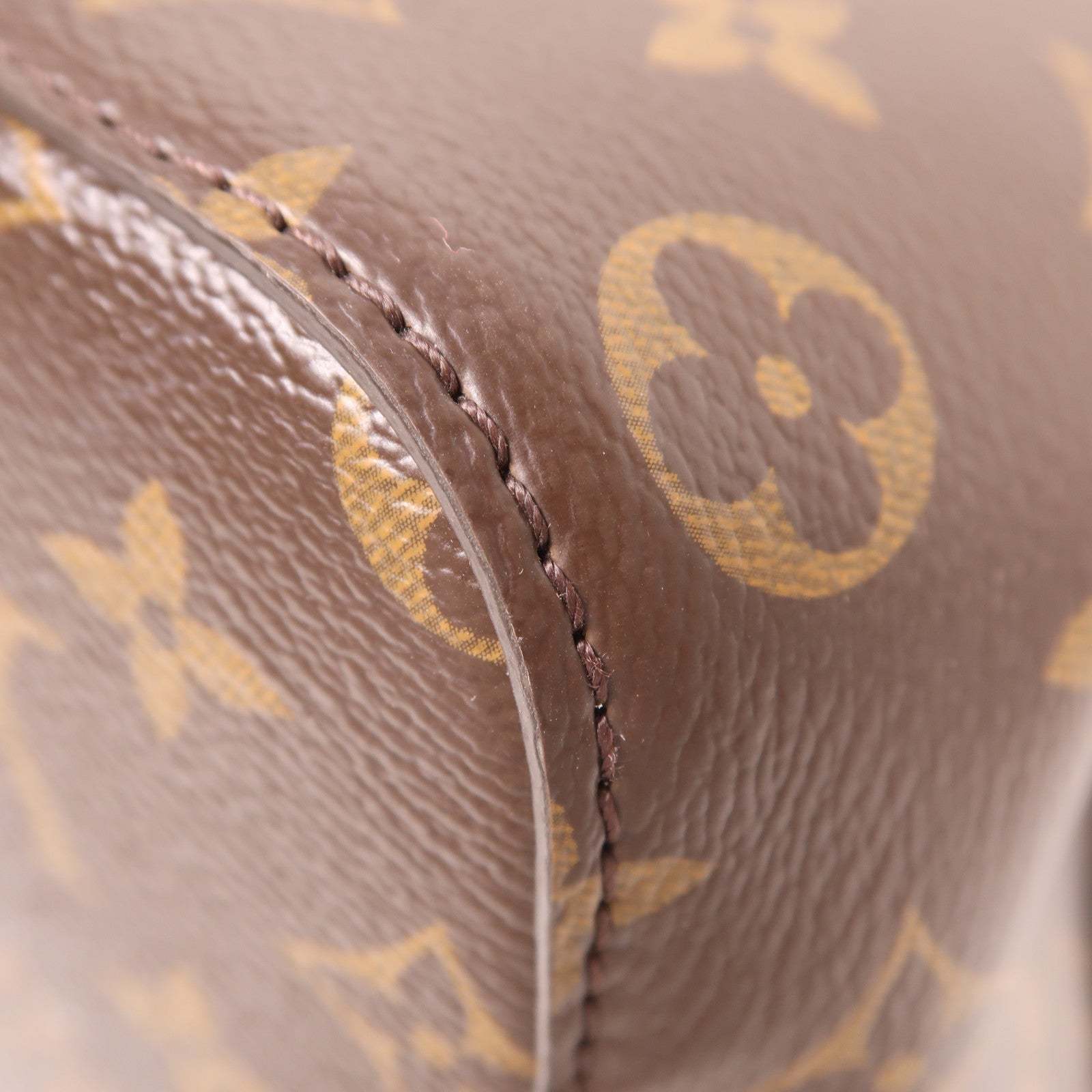LOUIS VUITTON Monogram Neo Noe MM金扣肩背袋棕色/粉紅色
