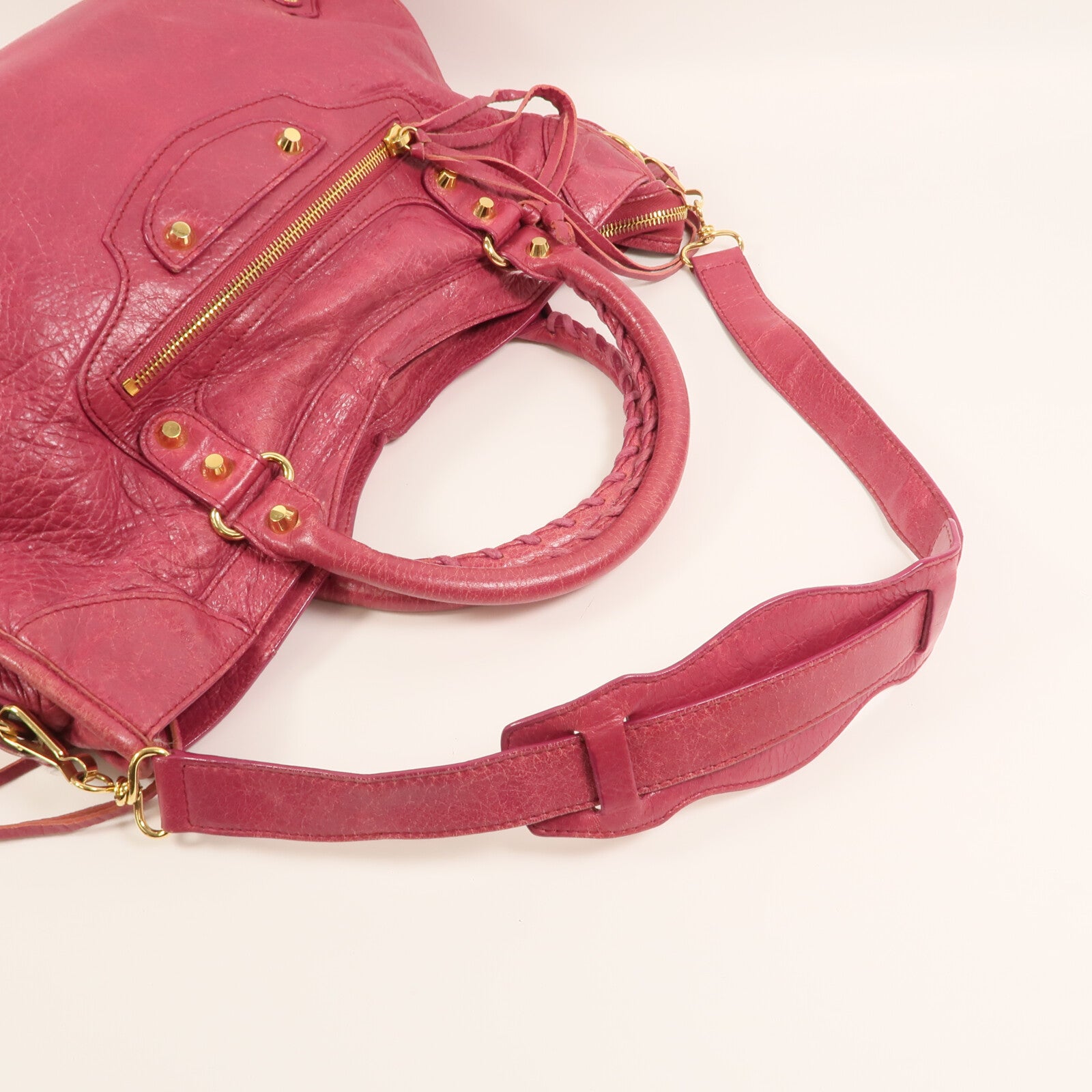 BALENCIAGA 羊皮皮革Classic City手挽肩背兩用袋