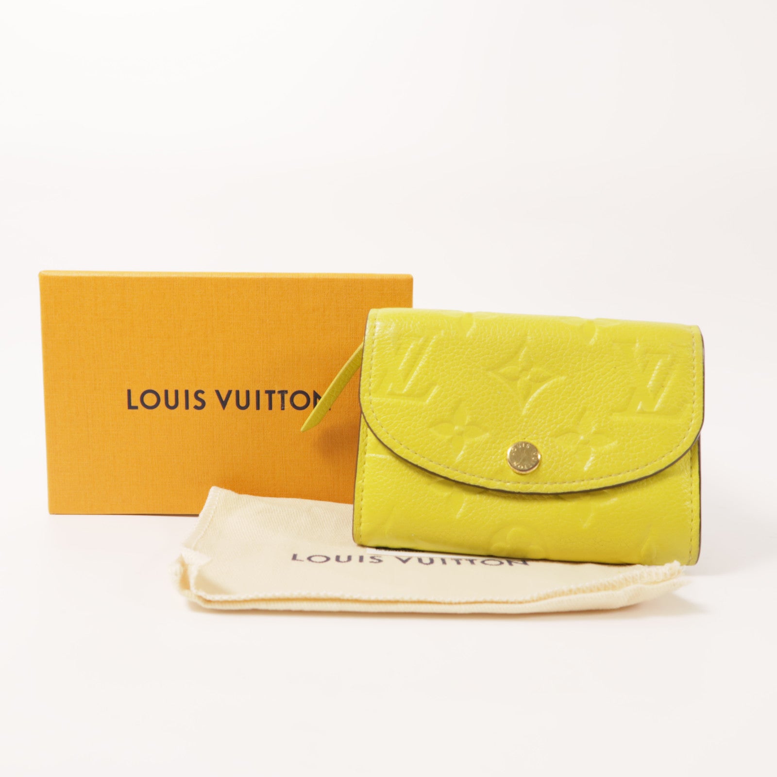 LOUIS VUITTON 皮革Rosalie金扣錢包