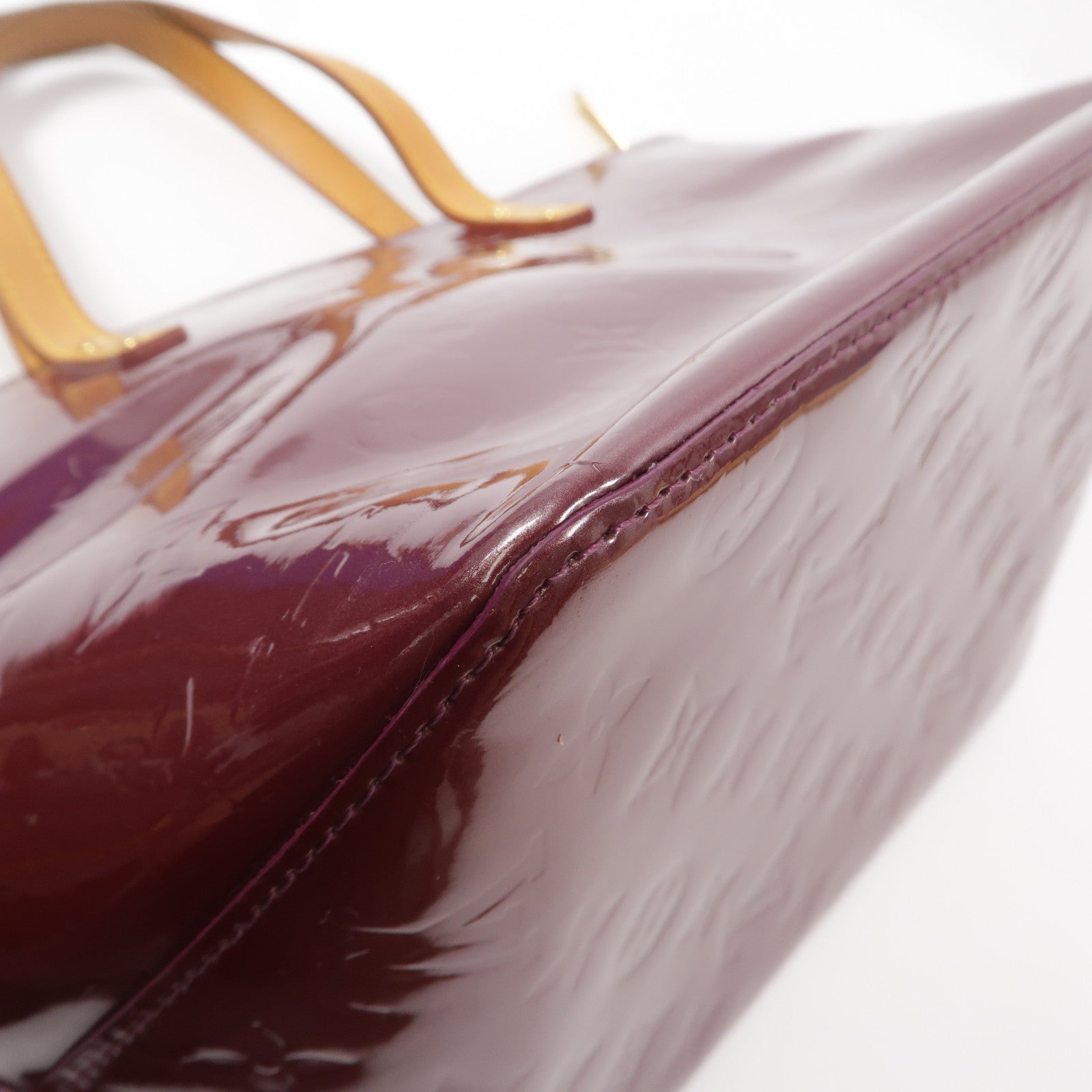 LOUIS VUITTON Monogram Vernis Bellevue手挽袋