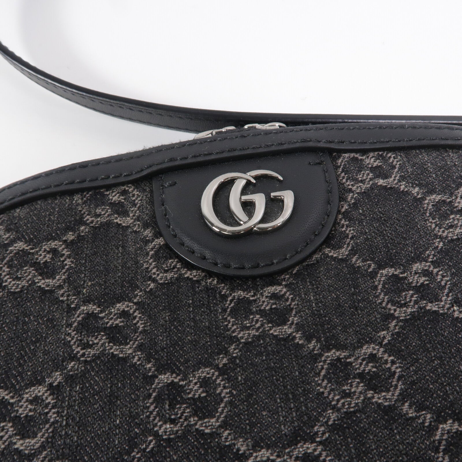 GUCCI 牛仔布Ophidia GG肩背袋