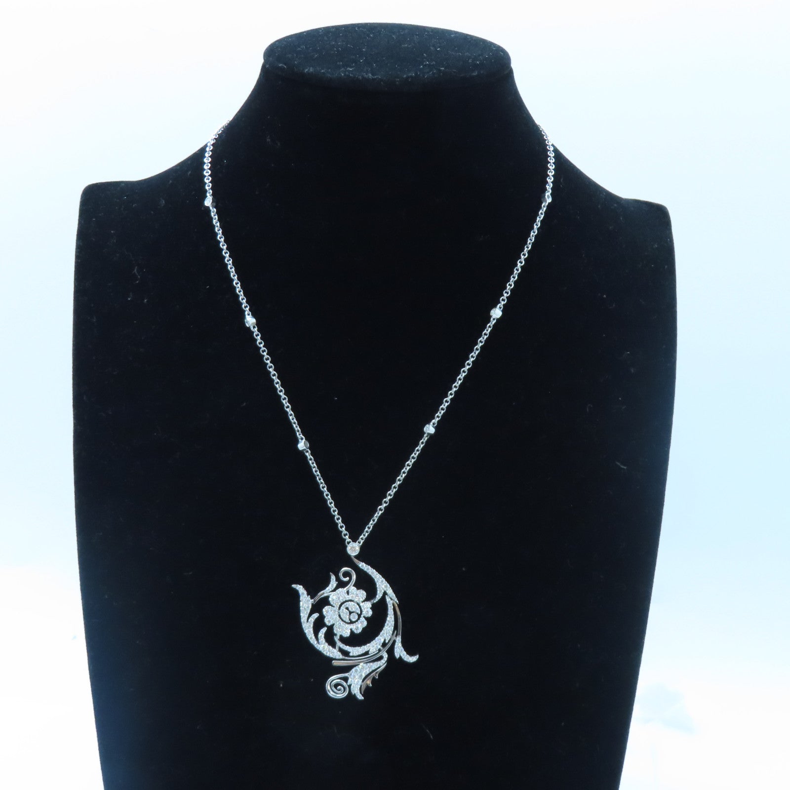 JEWELRY 【激減優惠】18K白金Diamond Necklace 1.66ct鑚石項鍊
