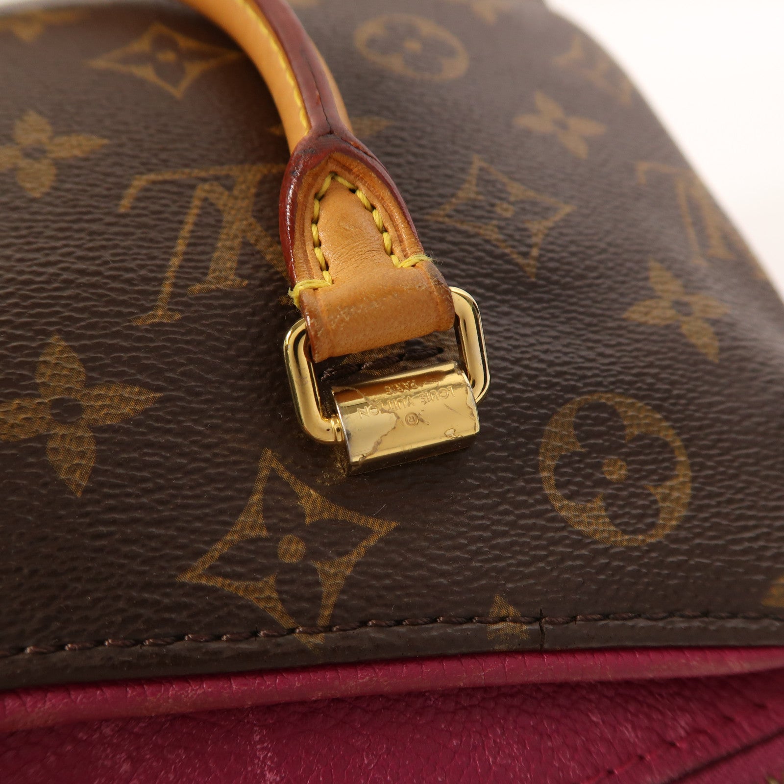 LOUIS VUITTON Monogram Pallas BB金扣手挽肩背兩用袋