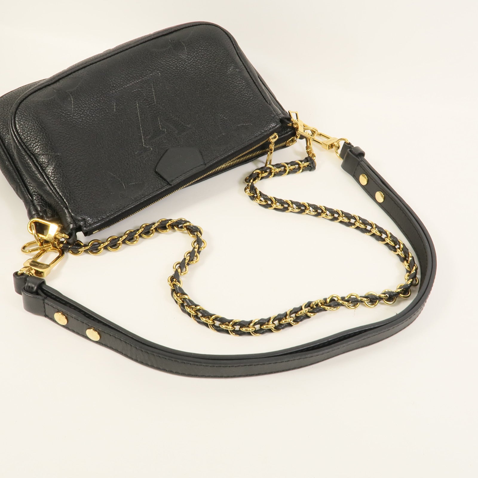 LOUIS VUITTON Monogram Empreinte Multi Pochette Accessoires手挽肩背兩用袋