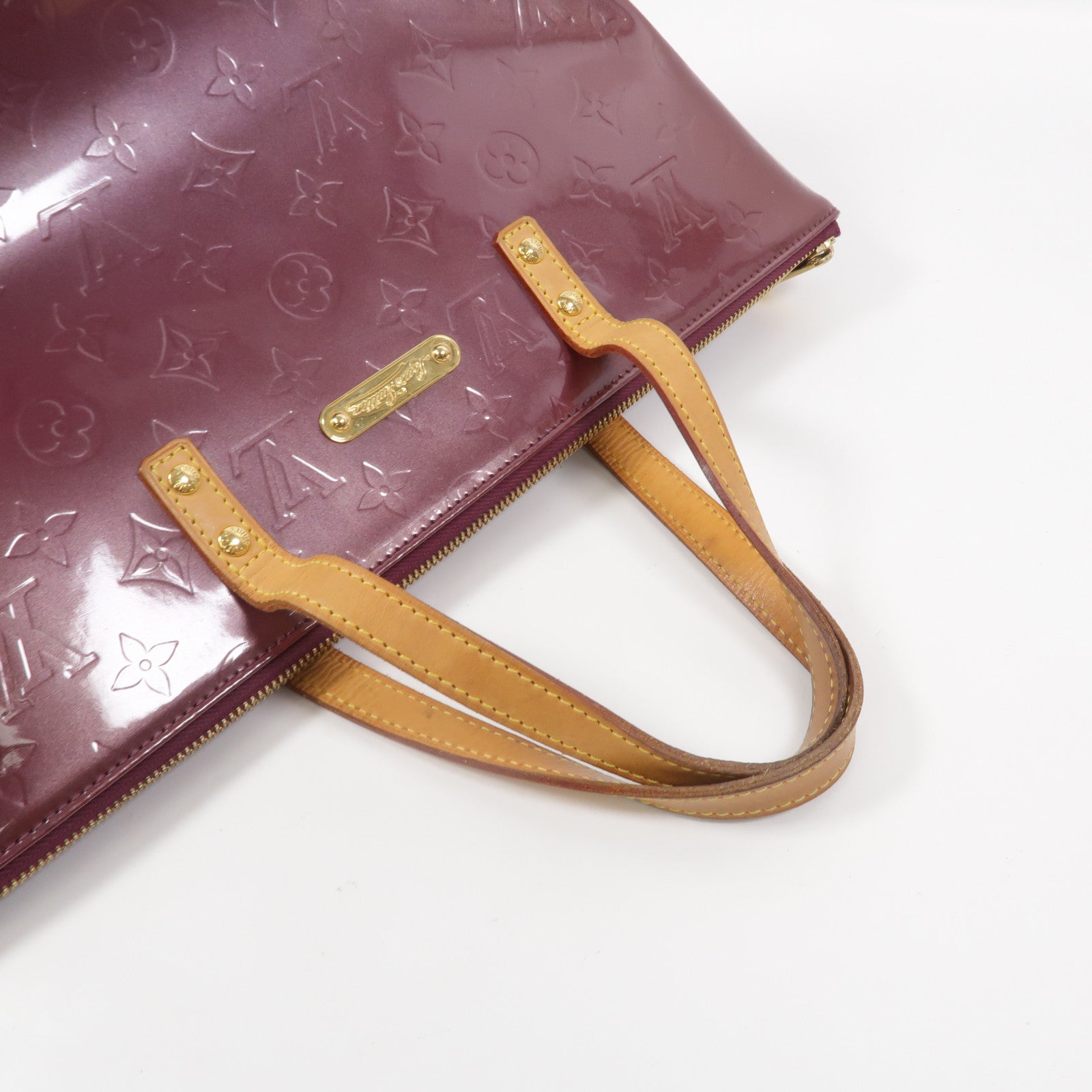 LOUIS VUITTON Monogram Vernis Bellevue手挽袋