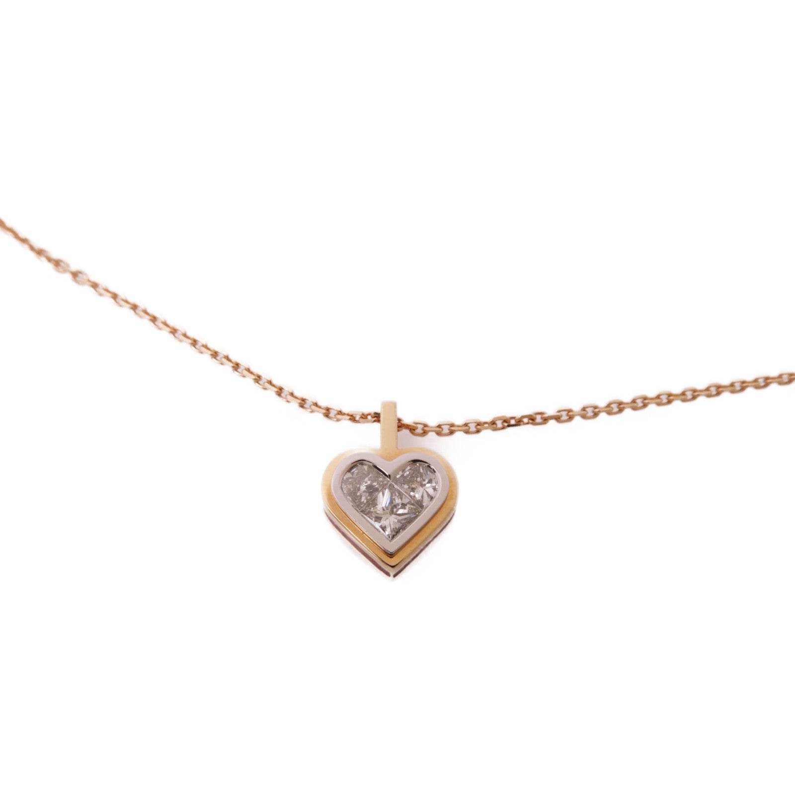 JEWELRY 18K玫瑰金Diamond Necklace鑽石項鍊