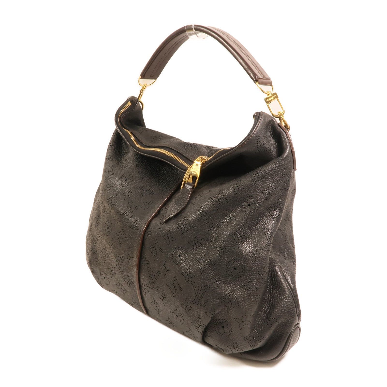 LOUIS VUITTON Monogram Mahina Salene PM金扣手挽肩背兩用袋