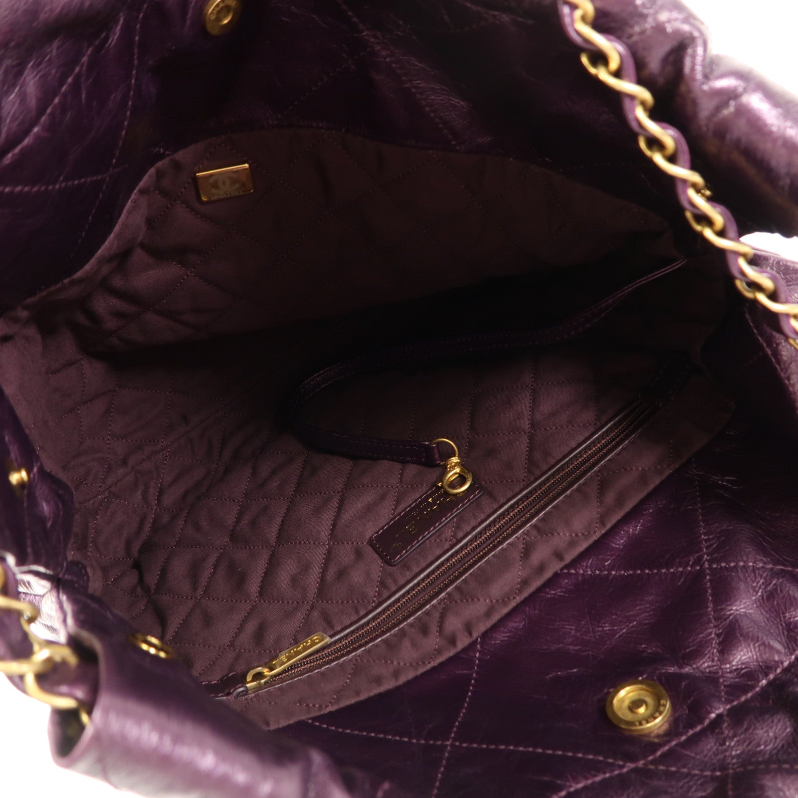 CHANEL 牛皮皮革Chanel 22 Bag金扣鏈帶肩背袋