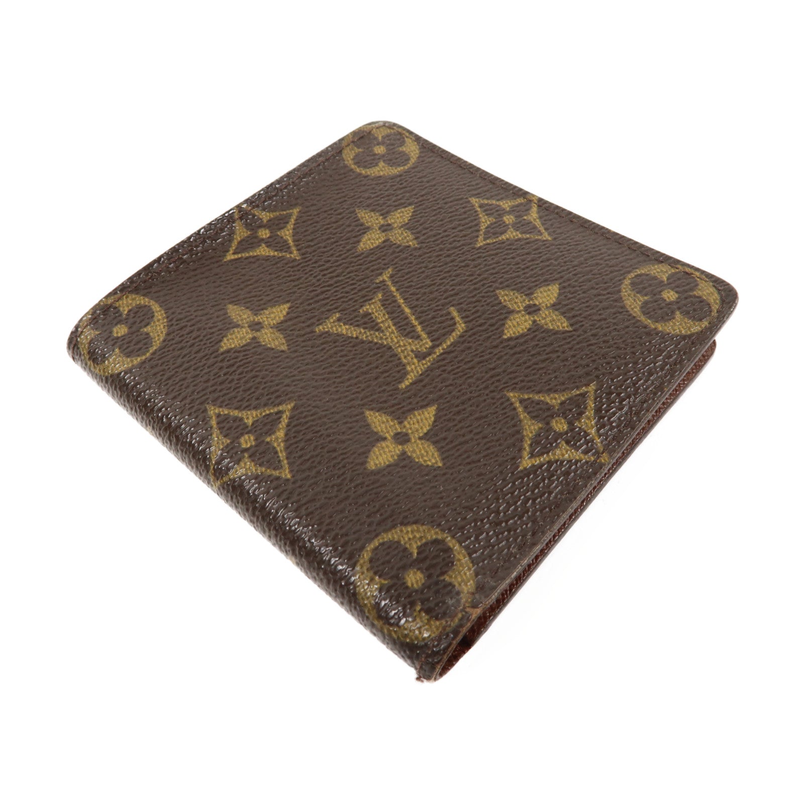 LOUIS VUITTON Monogram 6 Credit Card Slots Wallet錢包啡色