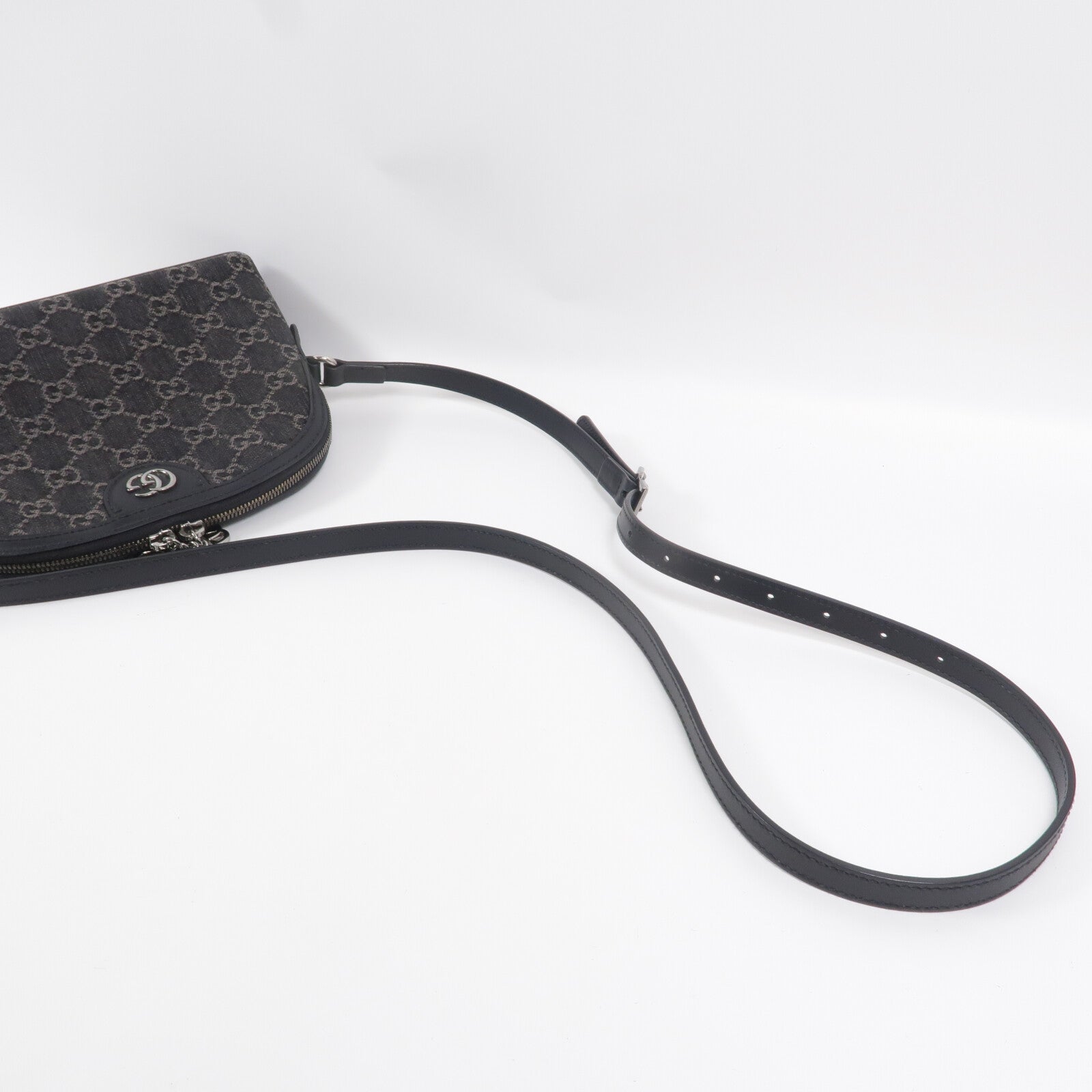 GUCCI 牛仔布Ophidia GG肩背袋