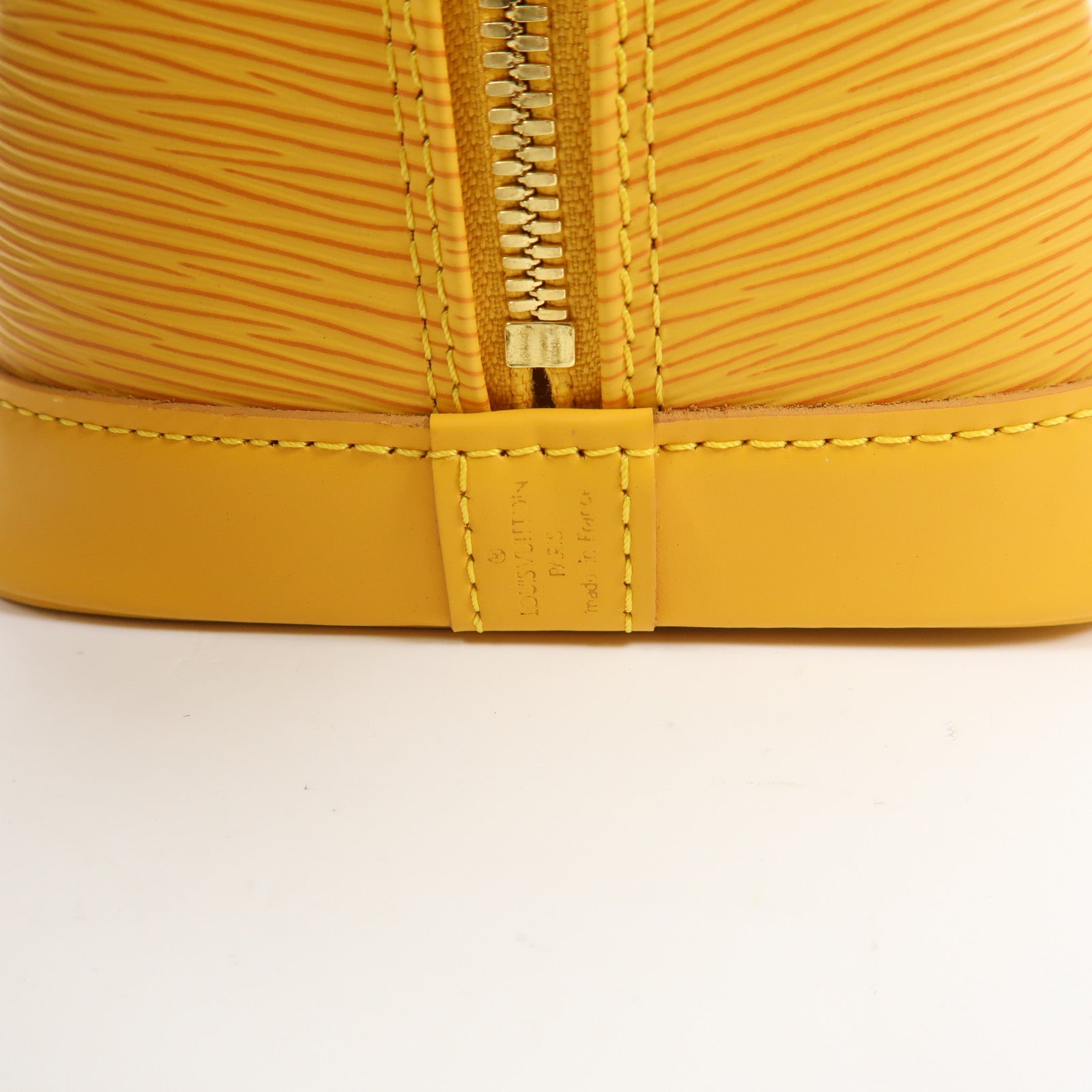 LOUIS VUITTON【激減優惠】 Epi Alma金扣手挽袋黃色