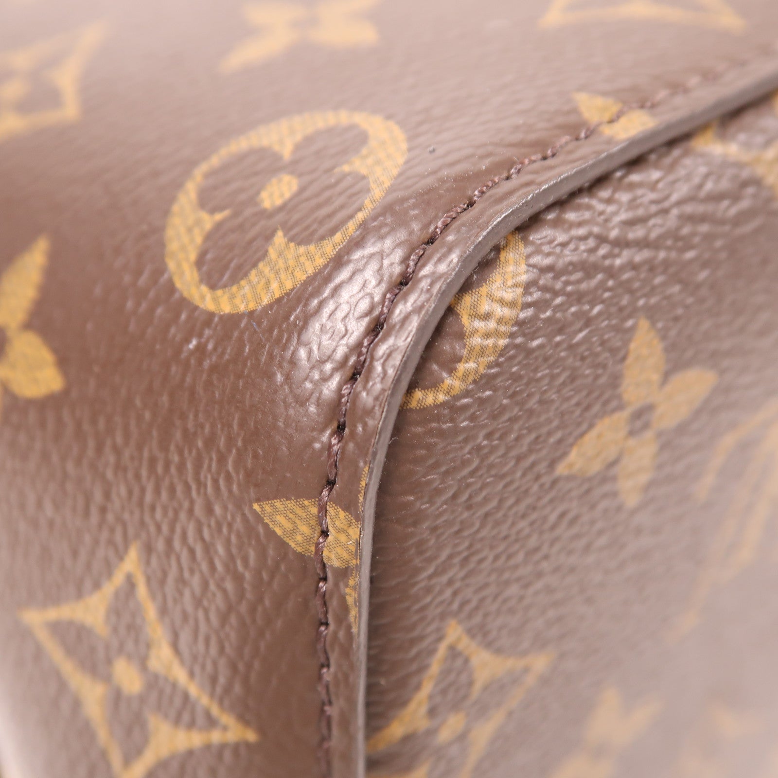 LOUIS VUITTON Monogram Neo Noe MM金扣肩背袋棕色/粉紅色