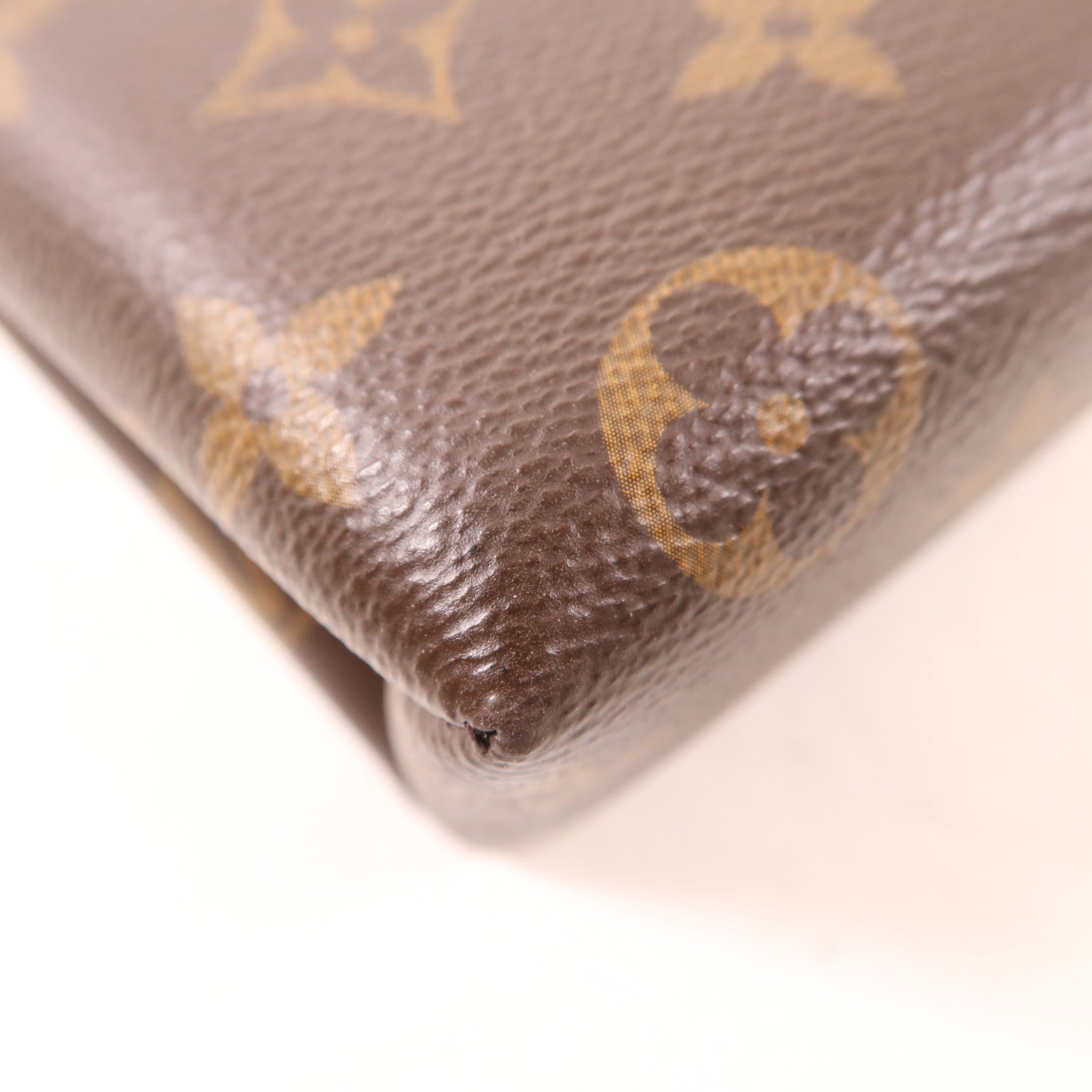 LOUIS VUITTON Monogram Locky BB金扣手挽肩背兩用袋棕色/黑色