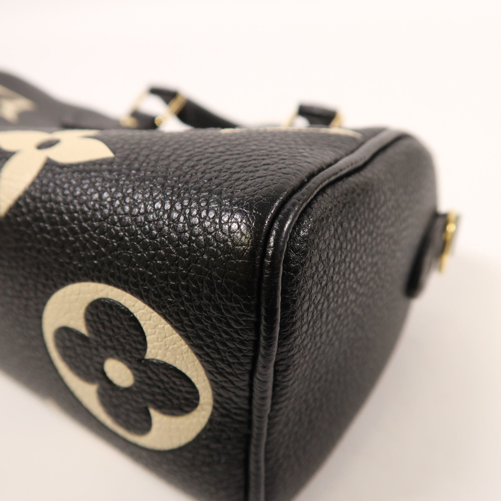 LOUIS VUITTON Monogram Empreinte Nano Speedy金扣手挽肩背兩用袋