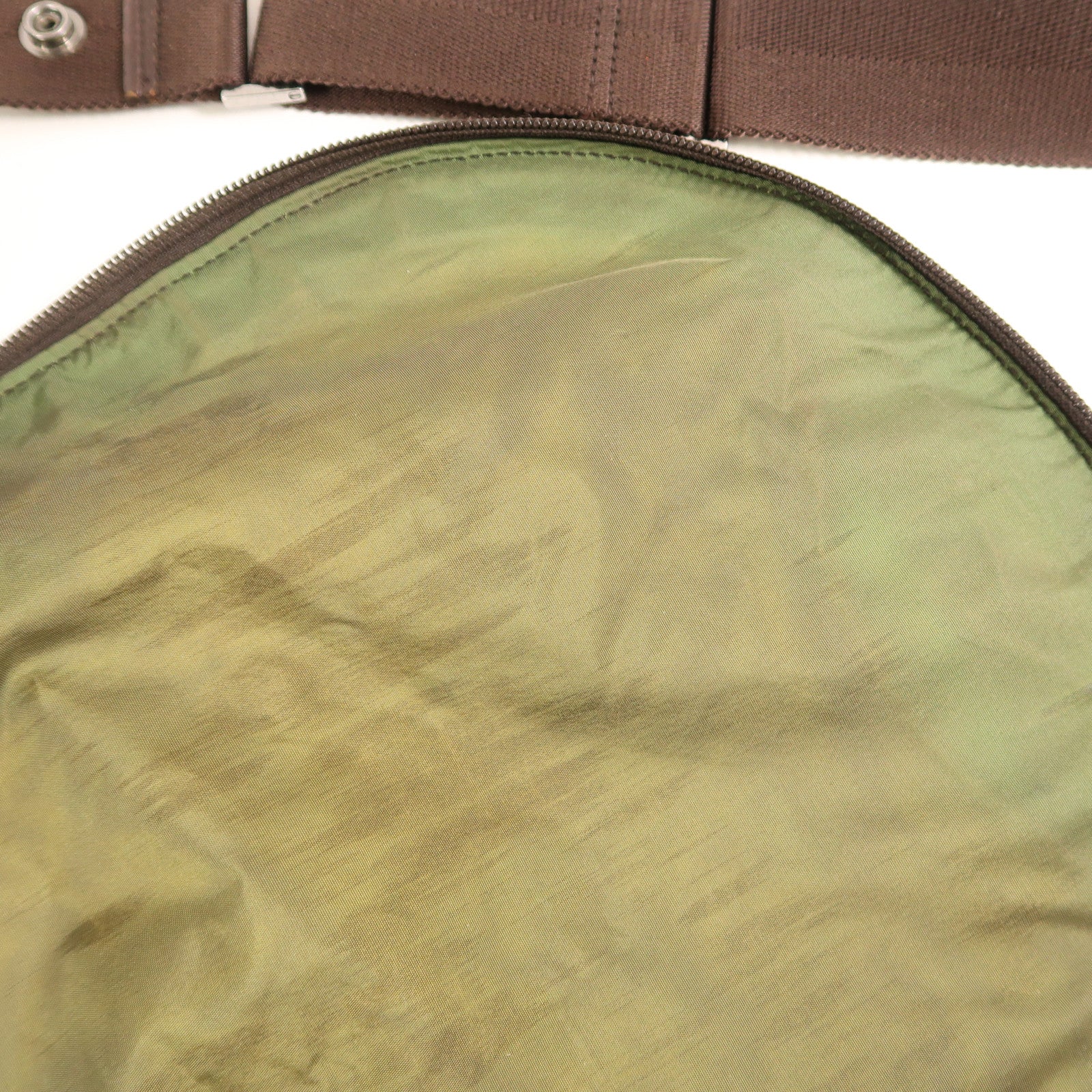 GUCCI 帆布Shoulder Bag銀扣肩背袋
