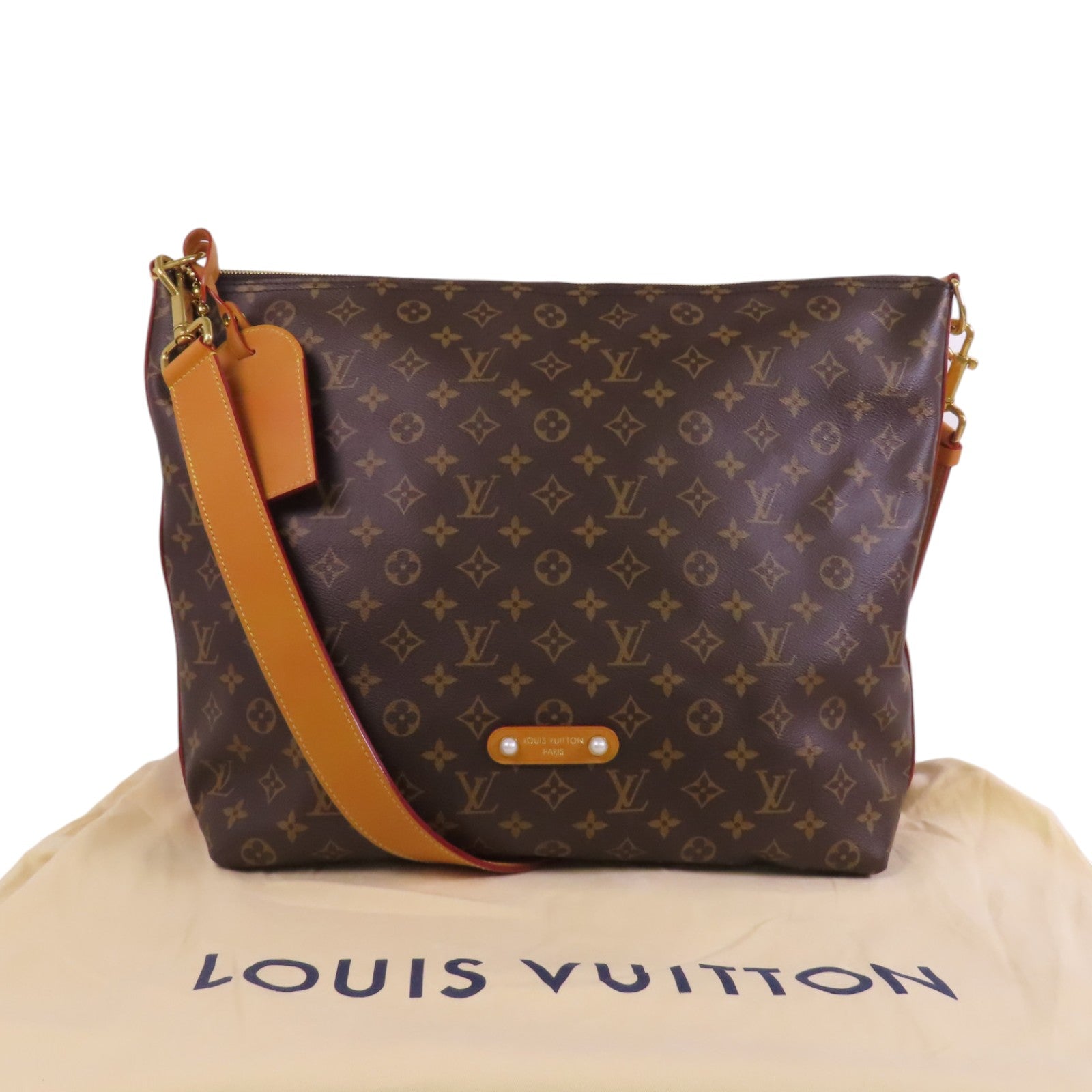 LOUIS VUITTON Monogram Archive Vagabond Hobo金扣肩背袋