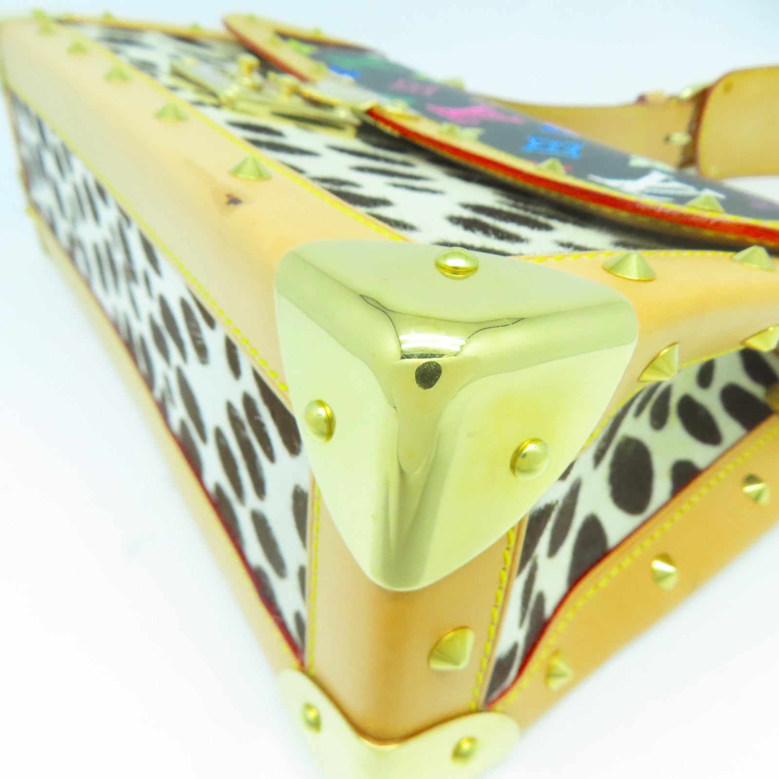 LOUIS VUITTON 【激減優惠】Monogram Multicolore Sac Dalmattan金扣肩背袋彩色