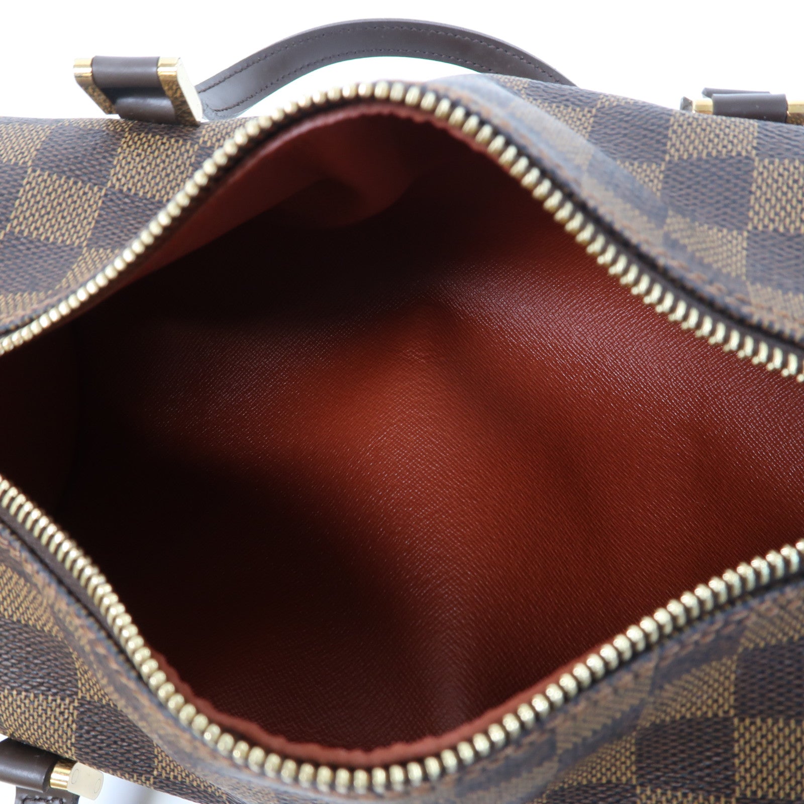 LOUIS VUITTON Damier Ebene Papillon PM金扣肩背袋啡色