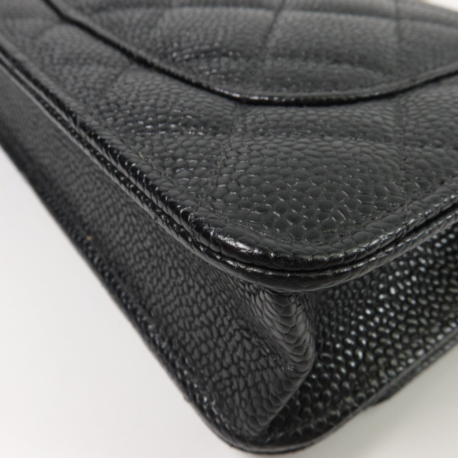 CHANEL 牛皮皮革WOC Wallet On Chain鏈帶肩背袋