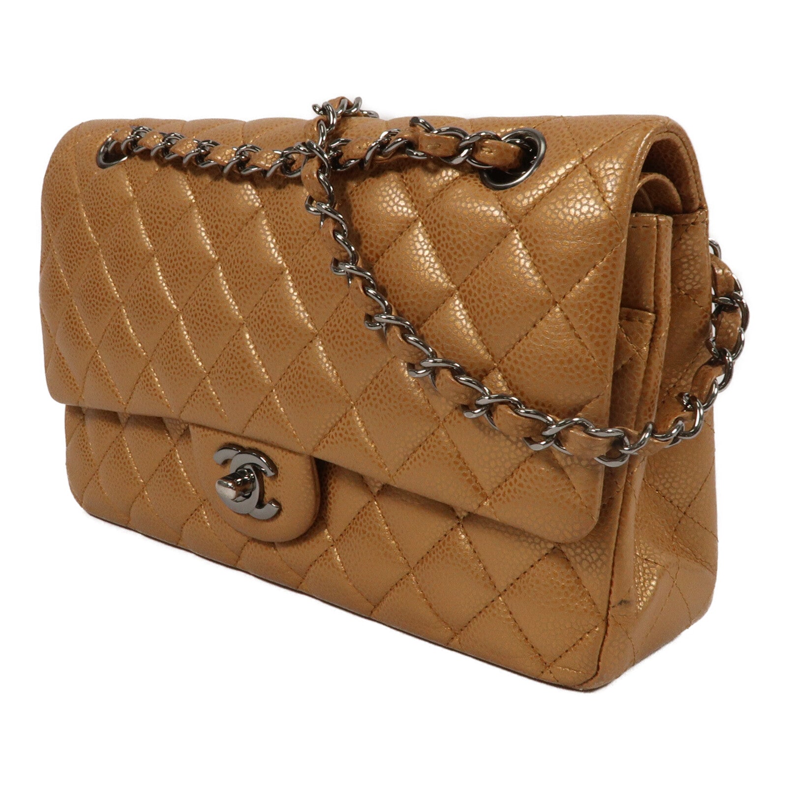CHANEL 牛皮皮革Classic Flap 25鏈帶肩背袋