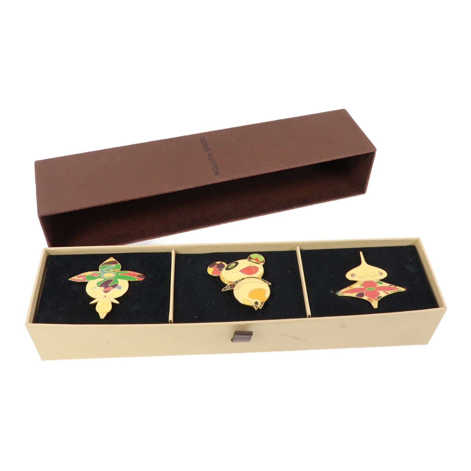 LOUIS VUITTON 【激減優惠】金屬Takashi Murakami Hair Pin Set髮夾套裝彩色