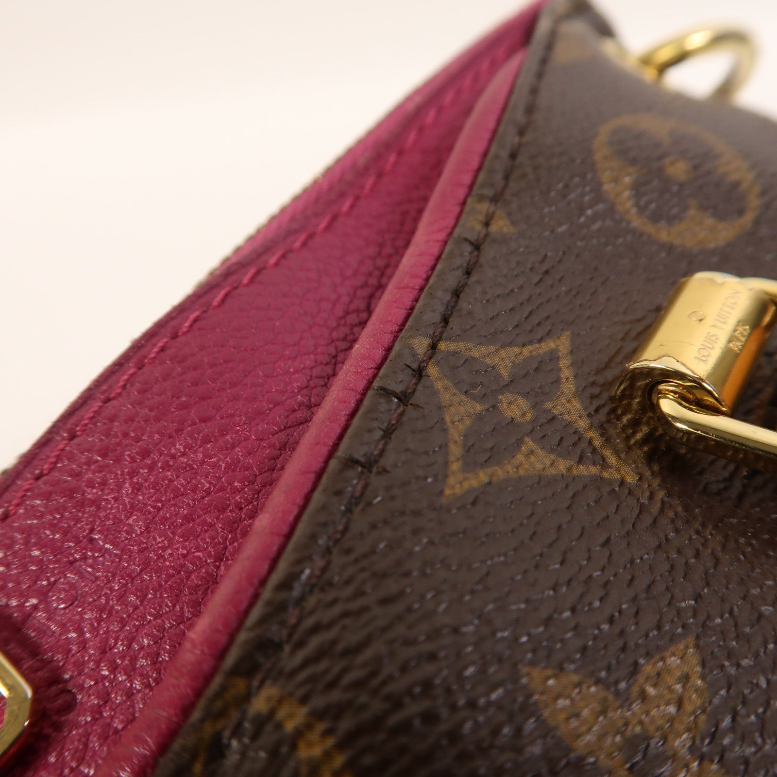 LOUIS VUITTON Monogram Pallas BB金扣手挽肩背兩用袋