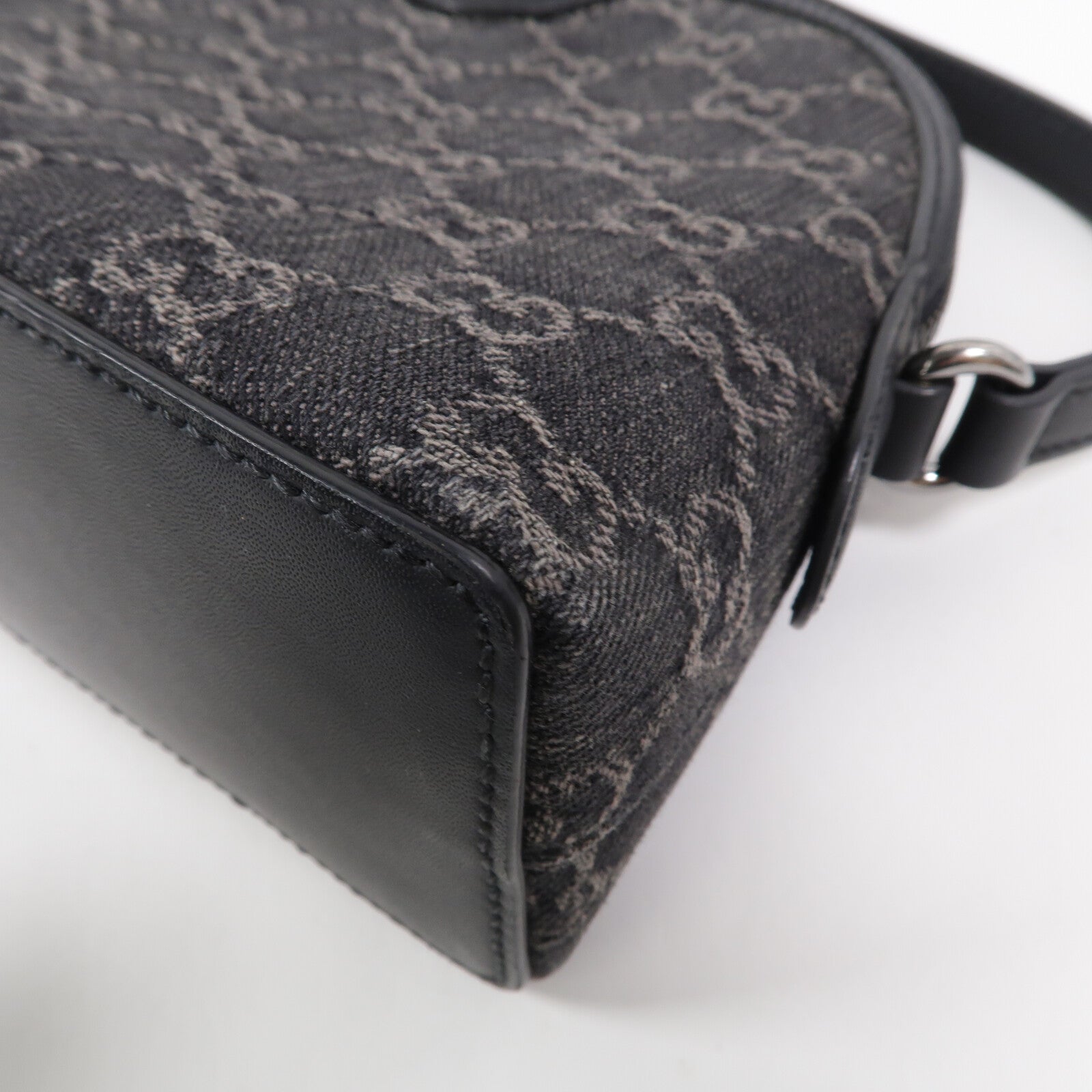 GUCCI 牛仔布Ophidia GG肩背袋