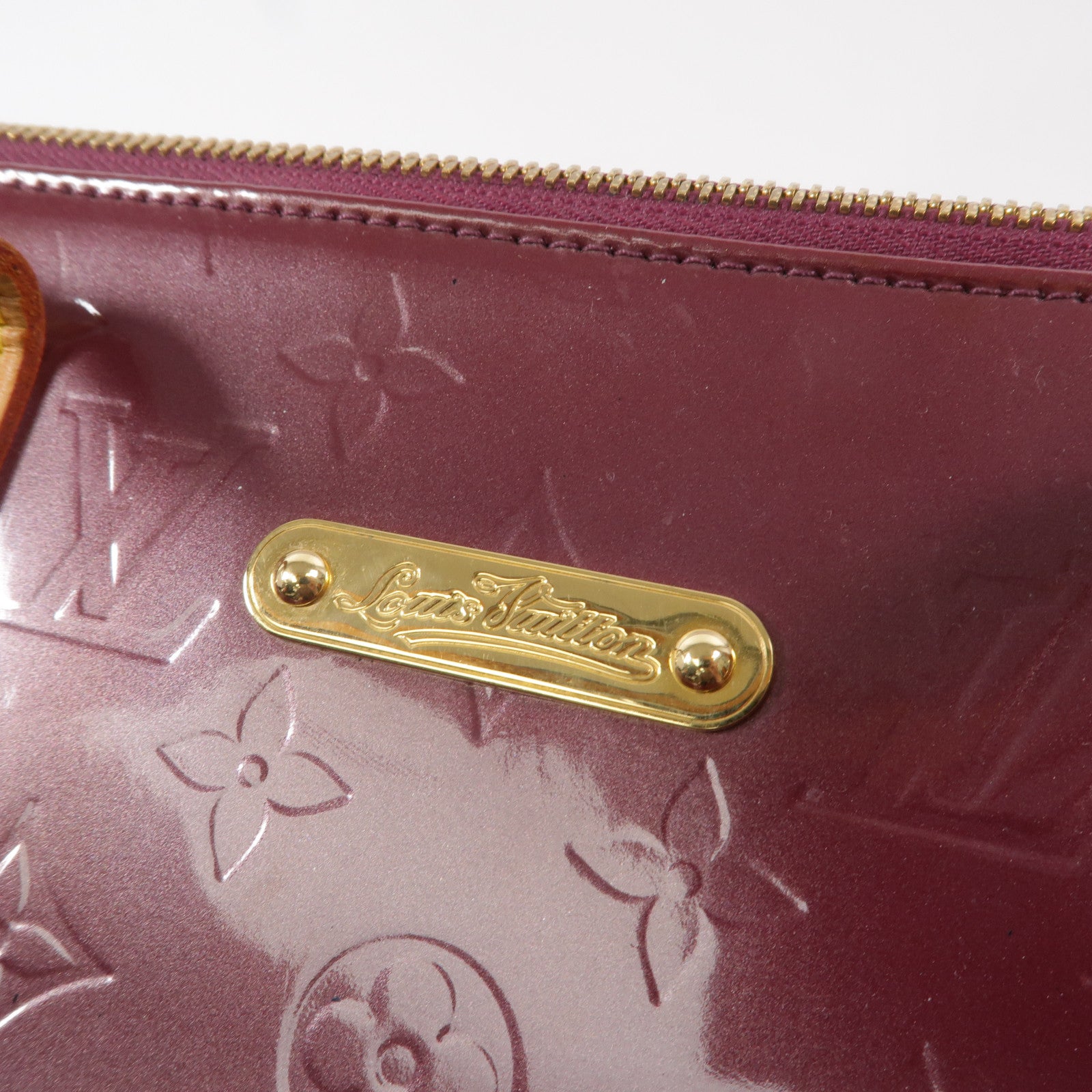 LOUIS VUITTON Monogram Vernis Bellevue手挽袋