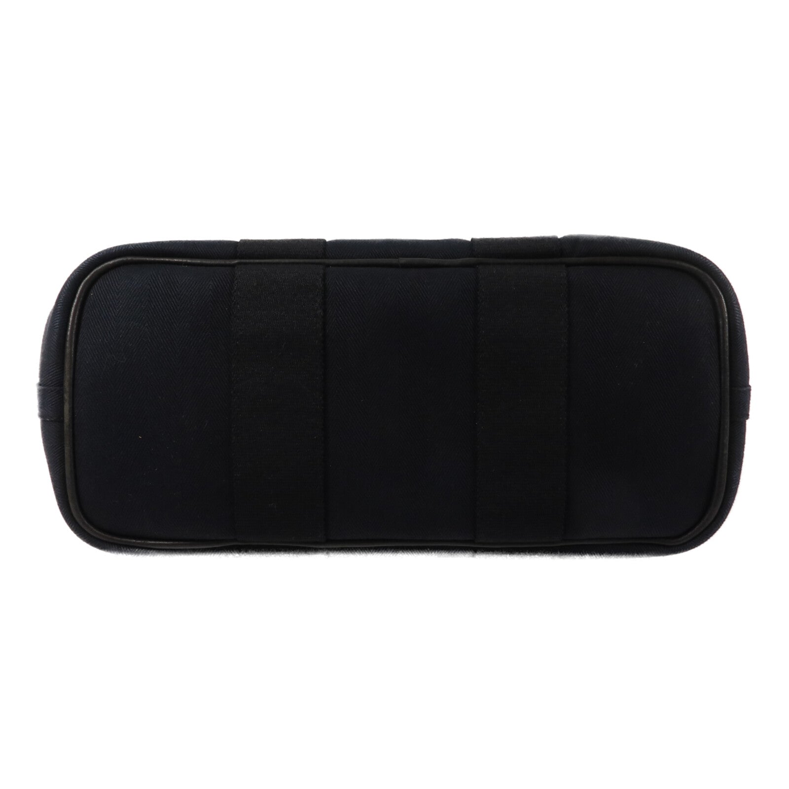 HERMES Toile H帆布Valparaiso PM手挽袋Noir