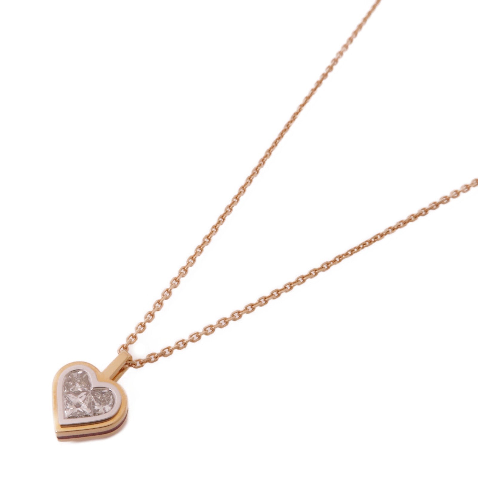 JEWELRY 18K玫瑰金Diamond Necklace鑽石項鍊