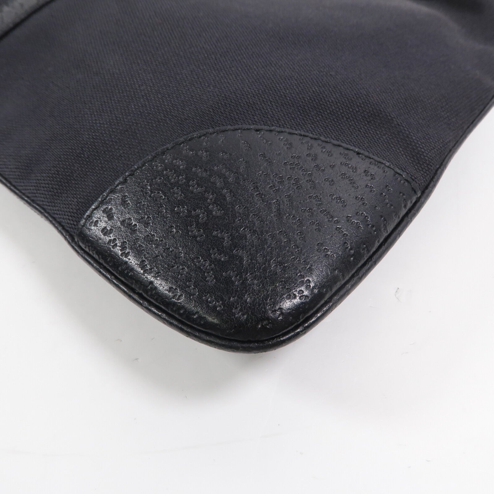 GUCCI 帆布/牛皮皮革Bamboo Jackie Hobo Bag肩背袋