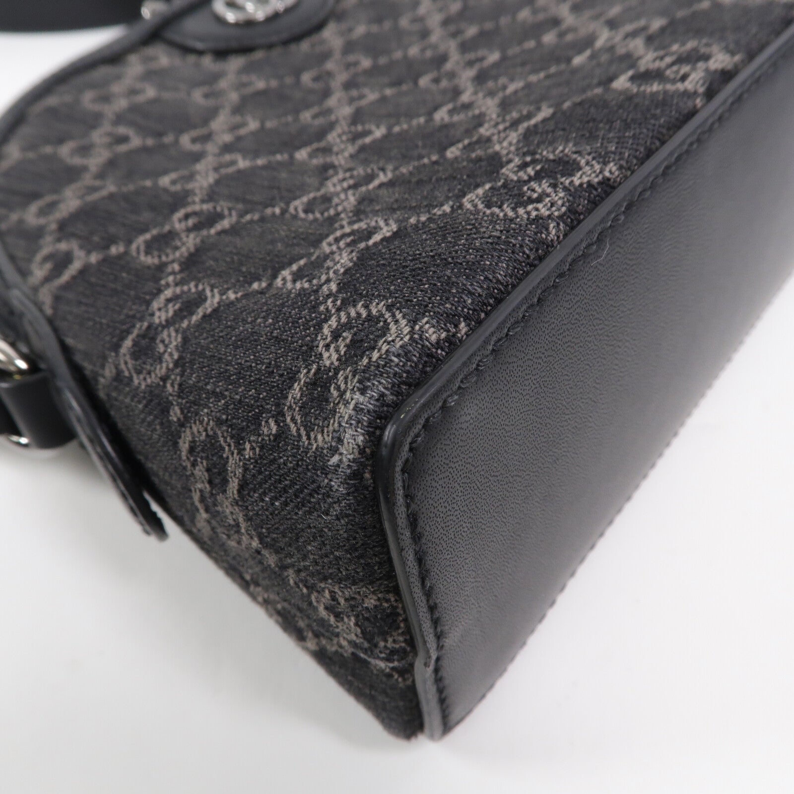 GUCCI 牛仔布Ophidia GG肩背袋