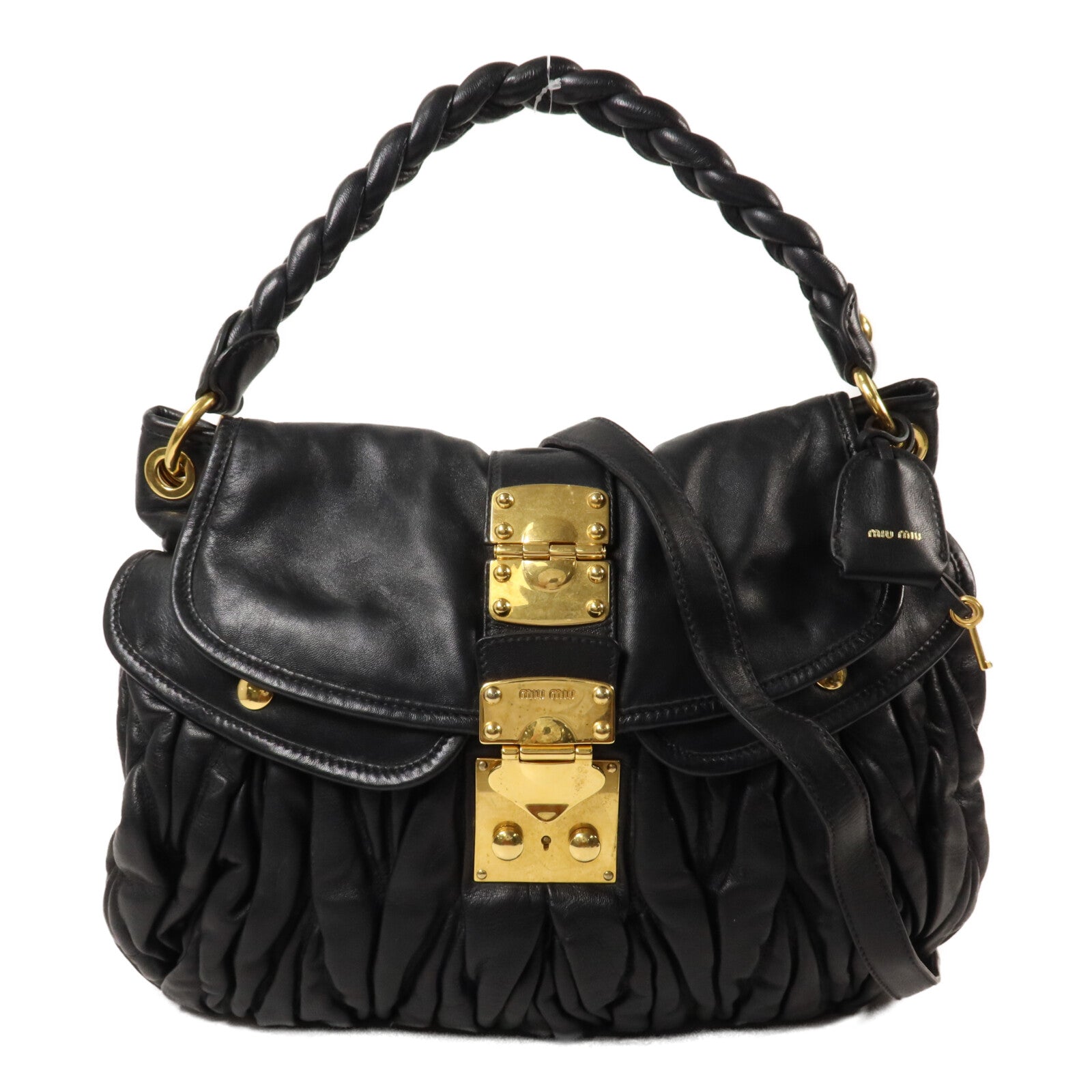 Miu Miu 羊皮皮革Coffer Bag肩背袋