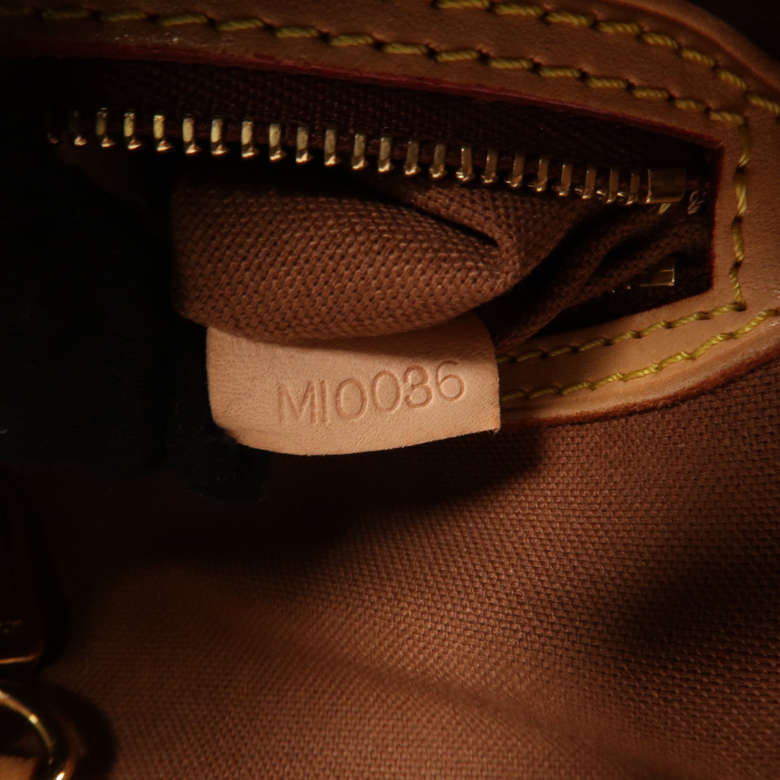 LOUIS VUITTON Monogram Batignolles金扣肩背袋棕色