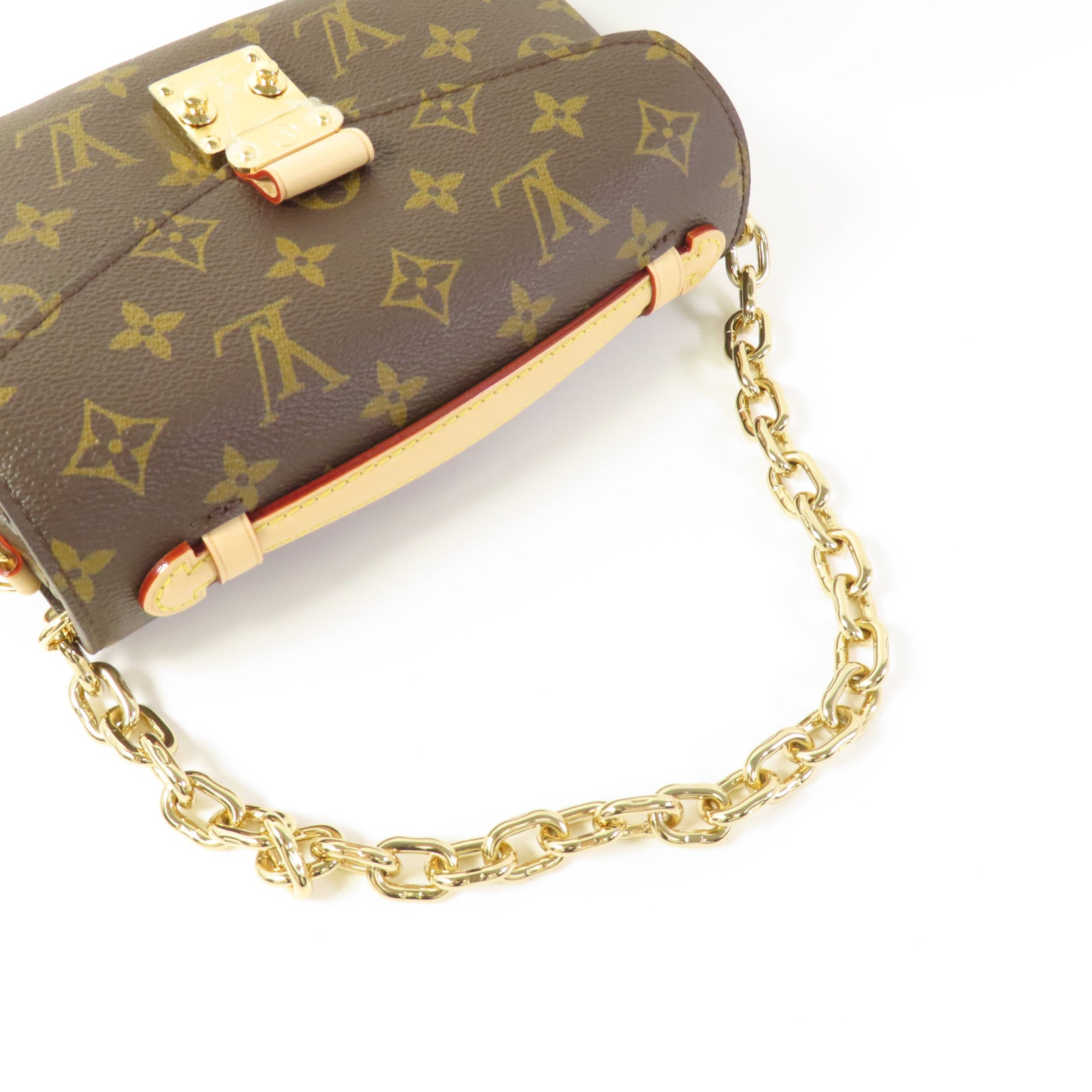 LOUIS VUITTON Monogram Pochette Metis East West金扣手挽肩背兩用袋