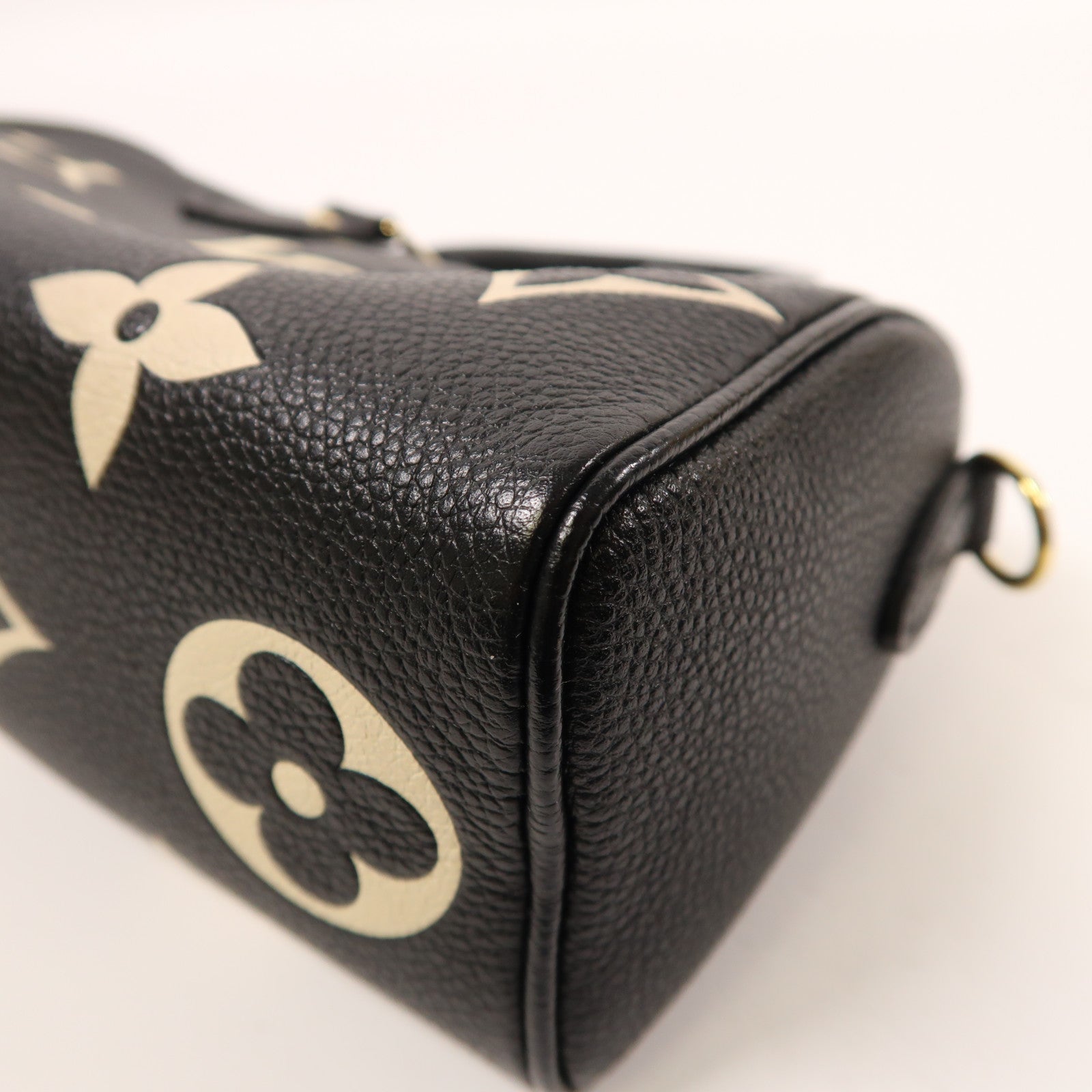 LOUIS VUITTON Monogram Empreinte Nano Speedy金扣手挽肩背兩用袋