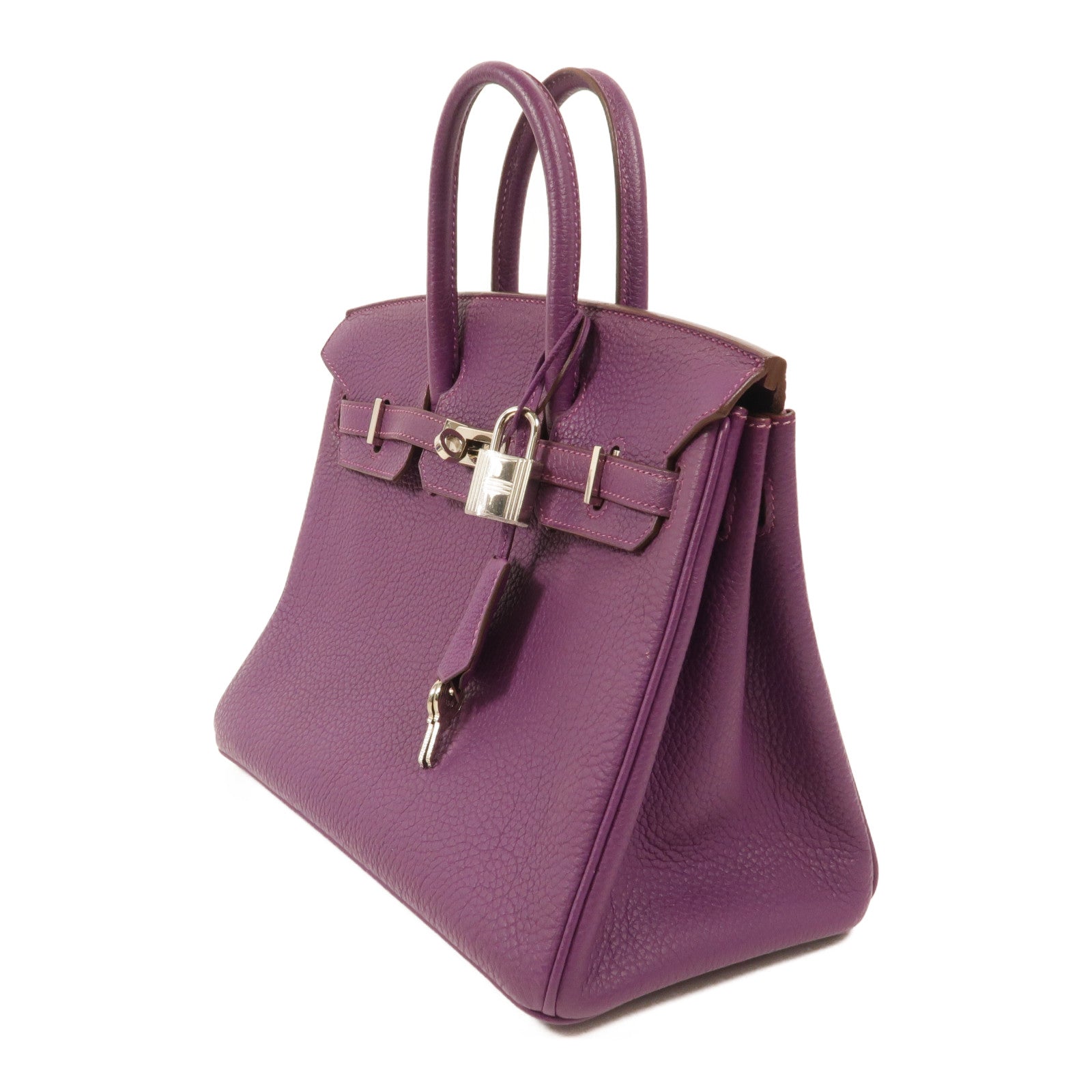 HERMES Togo皮革Birkin 25手挽袋Anemone