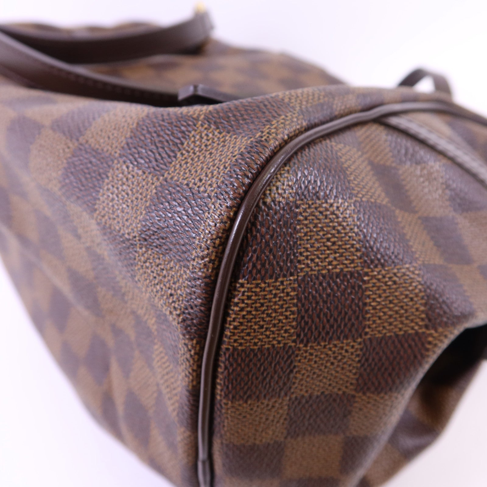 LOUIS VUITTON Damier Ebene Rivington PM金扣肩背袋