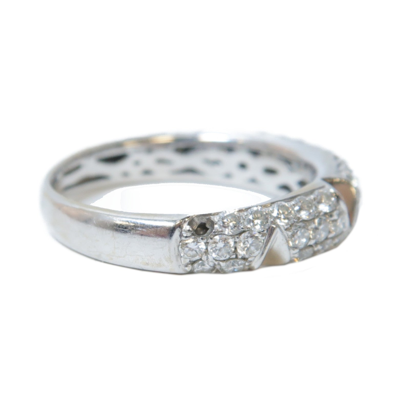 JEWELRY 18K白金Diamond Ring 0.68ct鑽石戒指US#5